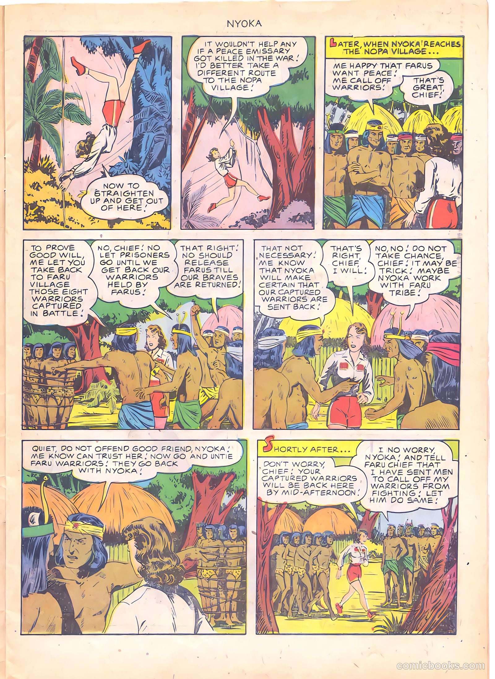 Nyoka the Jungle Girl #59 — page 7 of 36