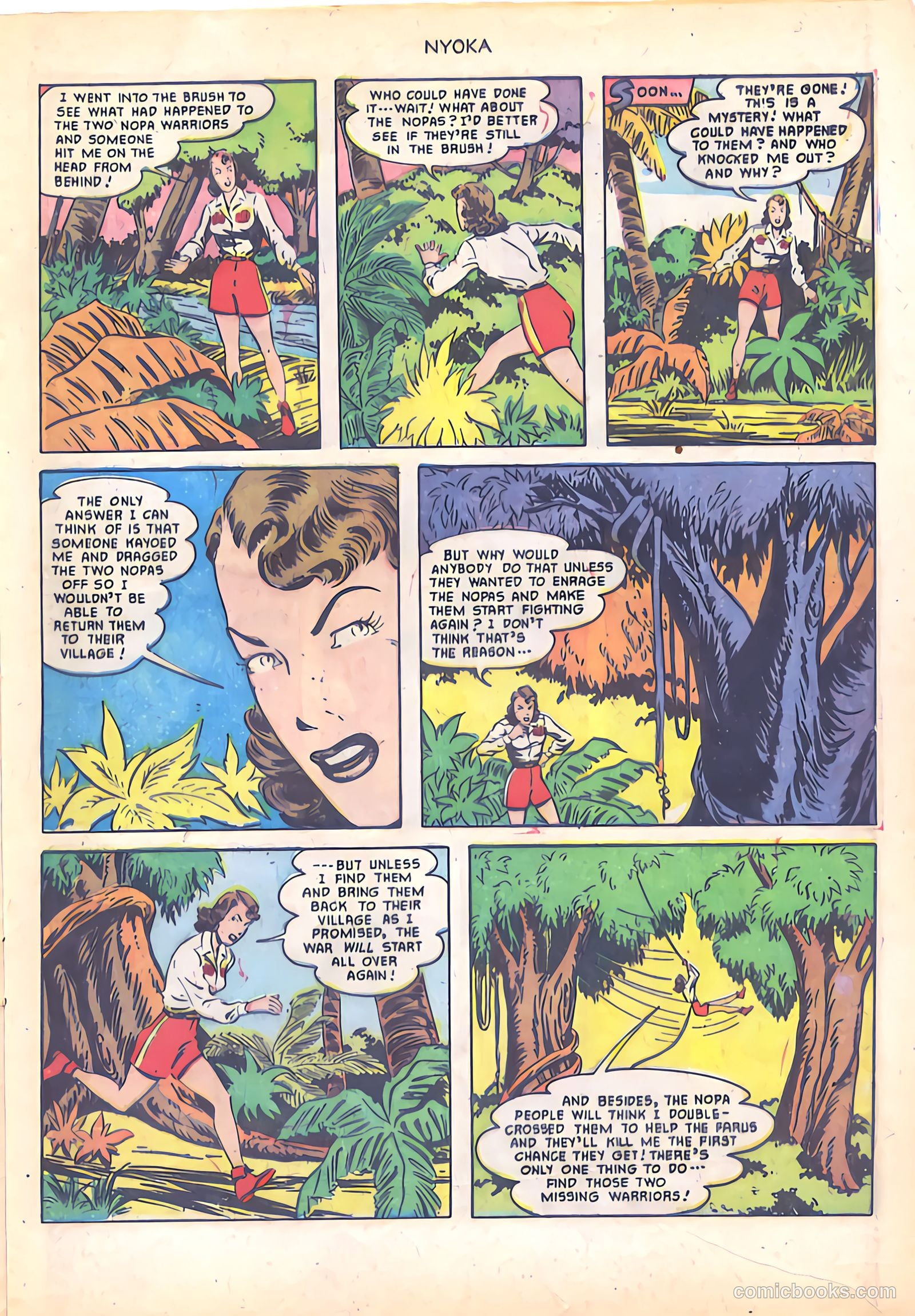 Nyoka the Jungle Girl #59 — page 17 of 36