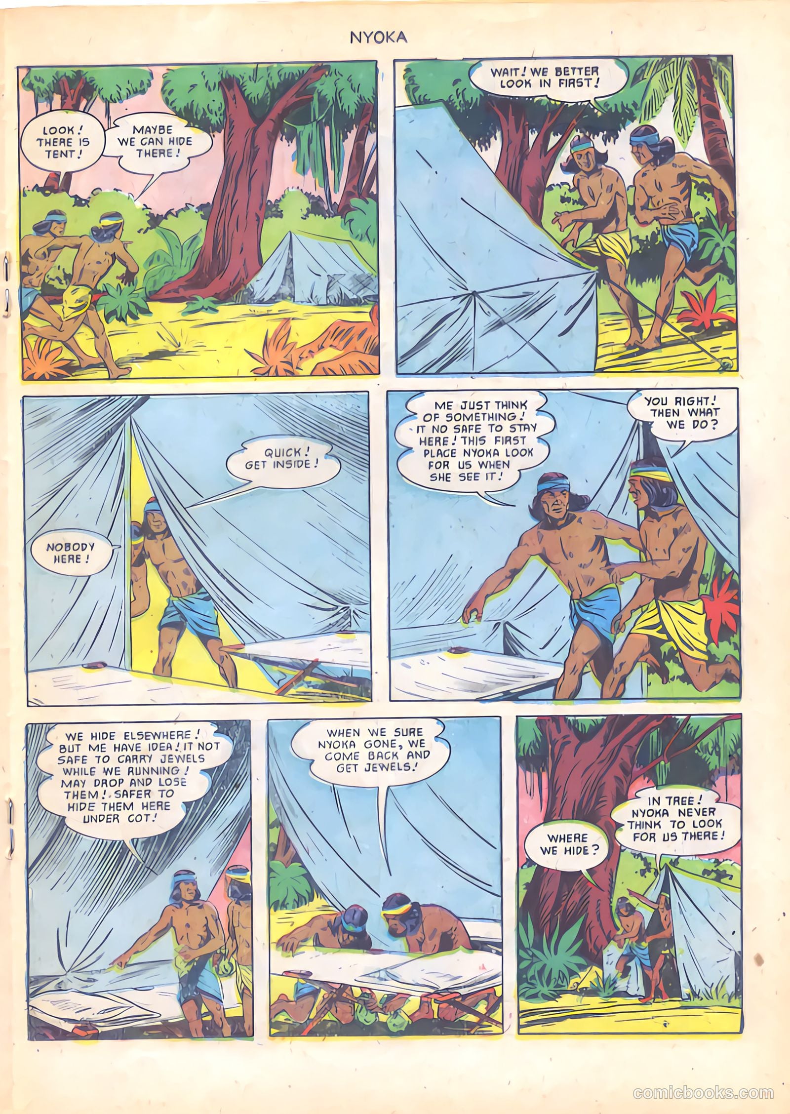 Nyoka the Jungle Girl #59 — page 19 of 36