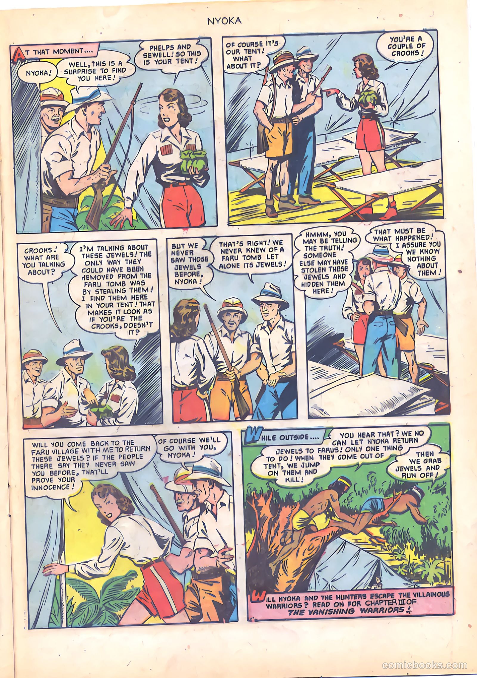 Nyoka the Jungle Girl #59 — page 21 of 36