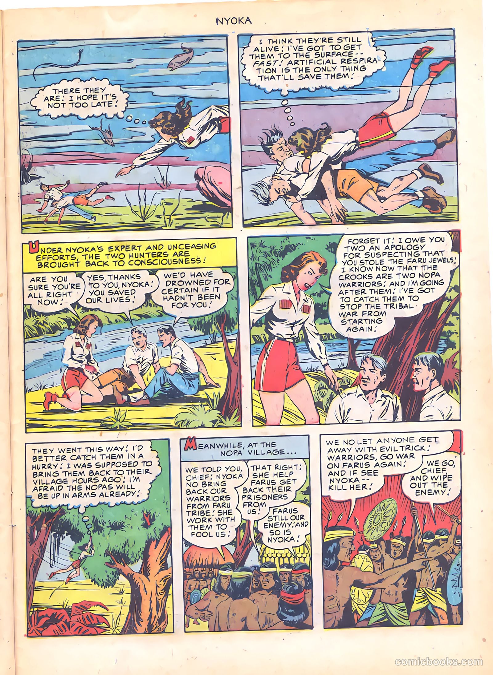 Nyoka the Jungle Girl #59 — page 27 of 36