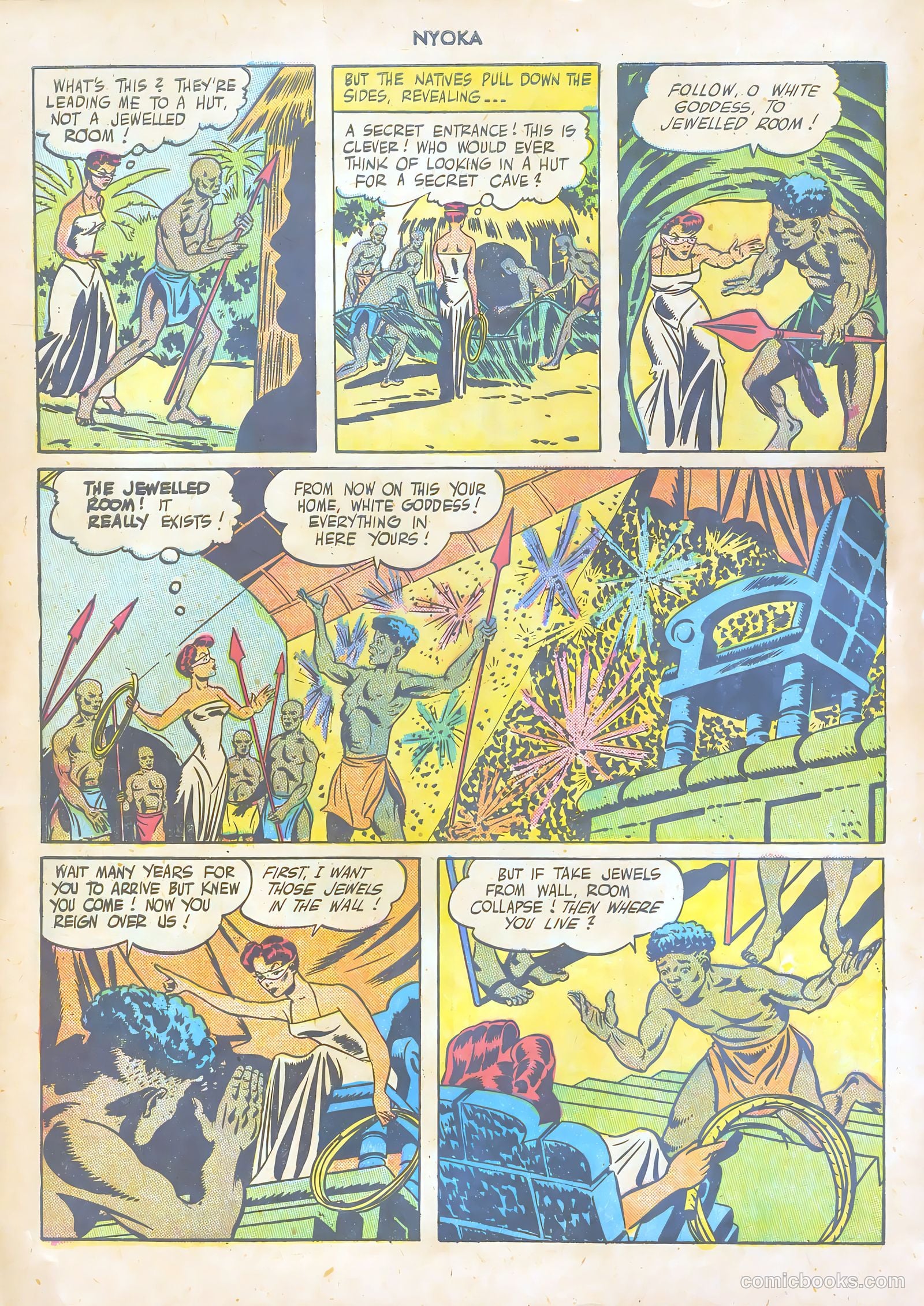 Nyoka the Jungle Girl #6 — page 8 of 52