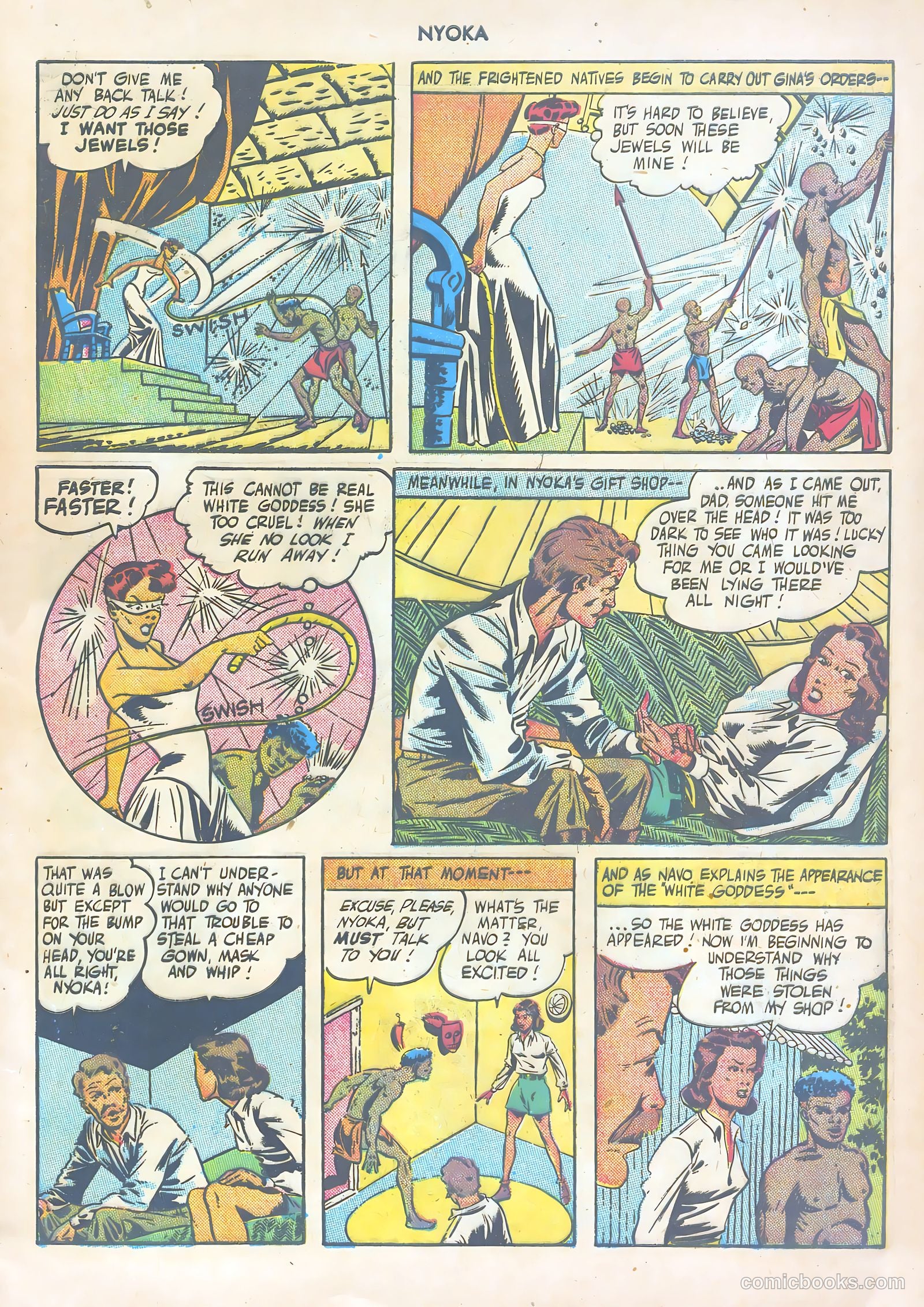 Nyoka the Jungle Girl #6 — page 9 of 52