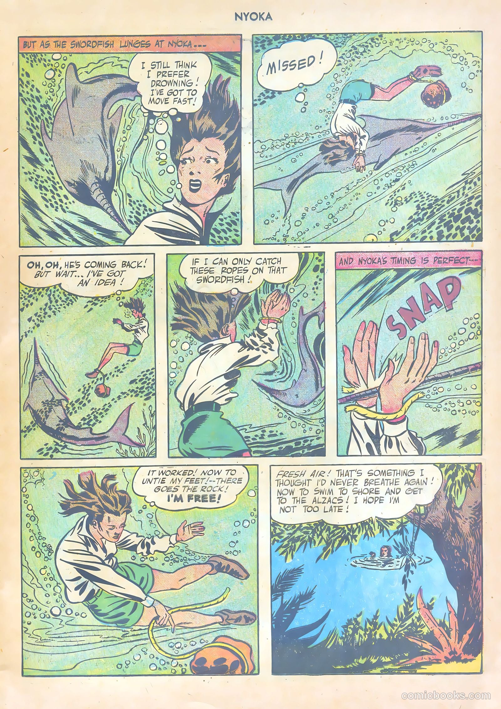 Nyoka the Jungle Girl #6 — page 15 of 52