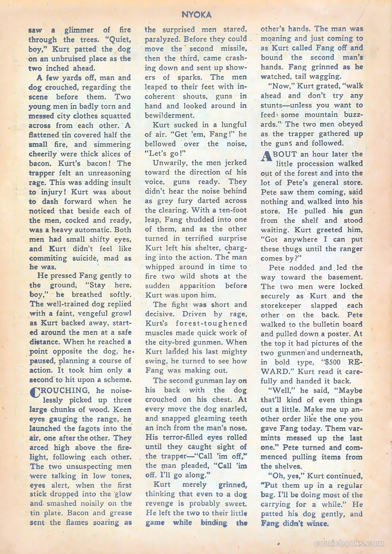Nyoka the Jungle Girl #6 — page 32 of 52
