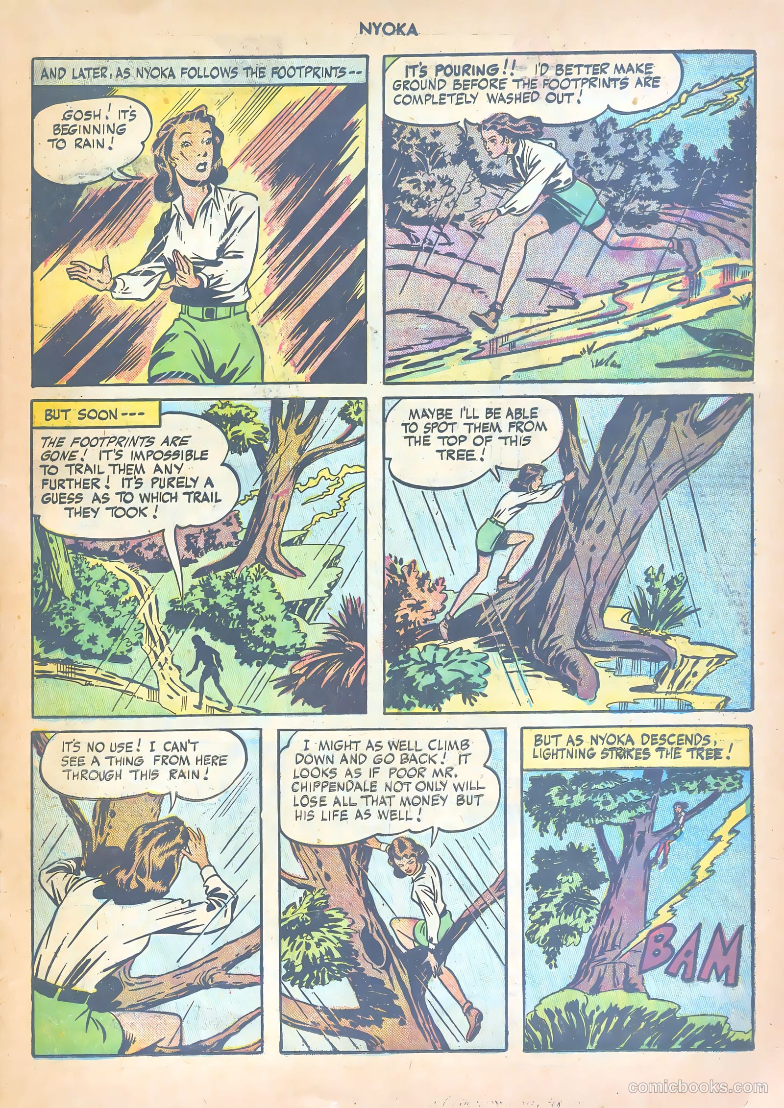 Nyoka the Jungle Girl #6 — page 35 of 52