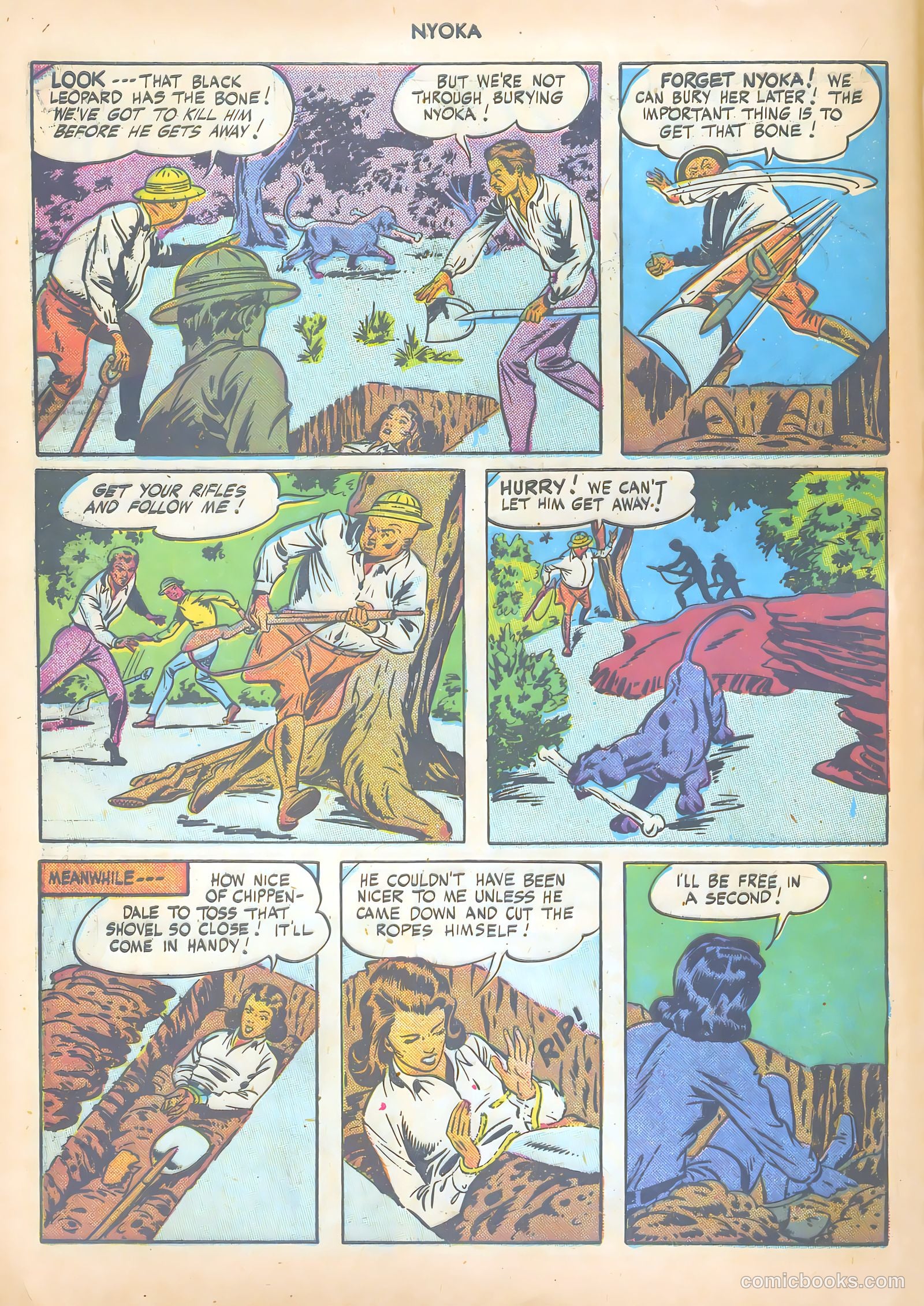 Nyoka the Jungle Girl #6 — page 44 of 52
