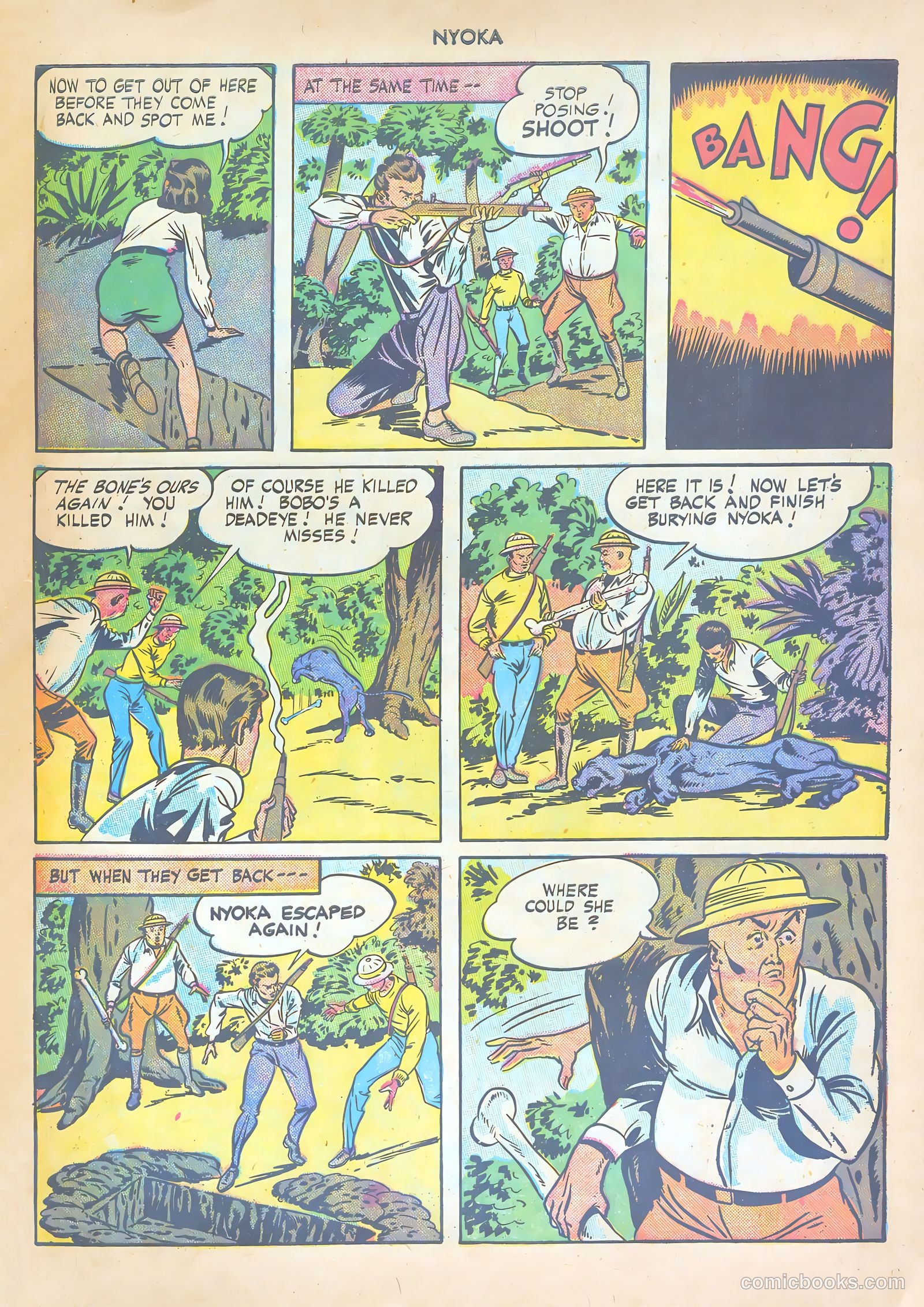 Nyoka the Jungle Girl #6 — page 45 of 52