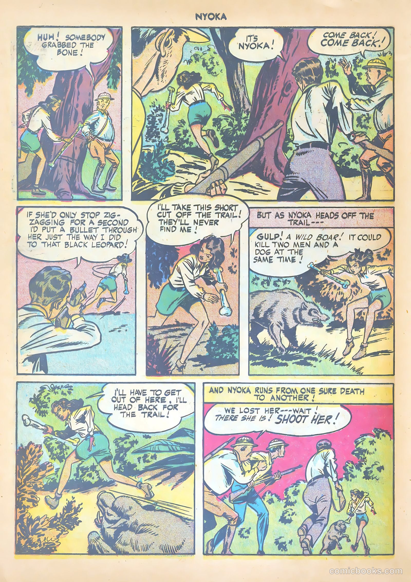 Nyoka the Jungle Girl #6 — page 46 of 52