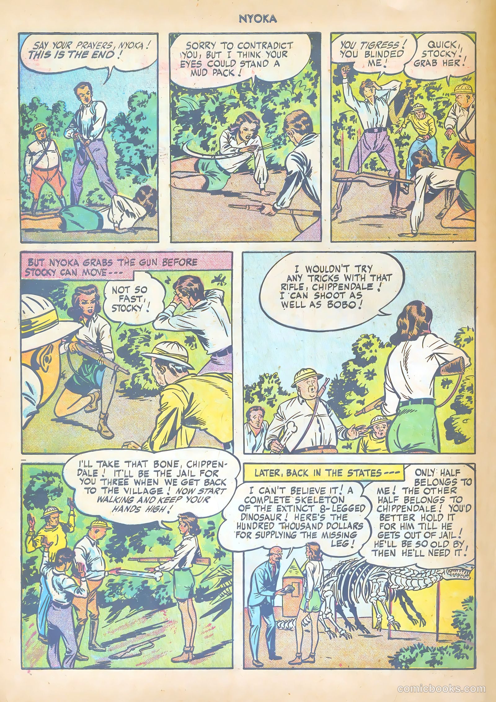 Nyoka the Jungle Girl #6 — page 48 of 52