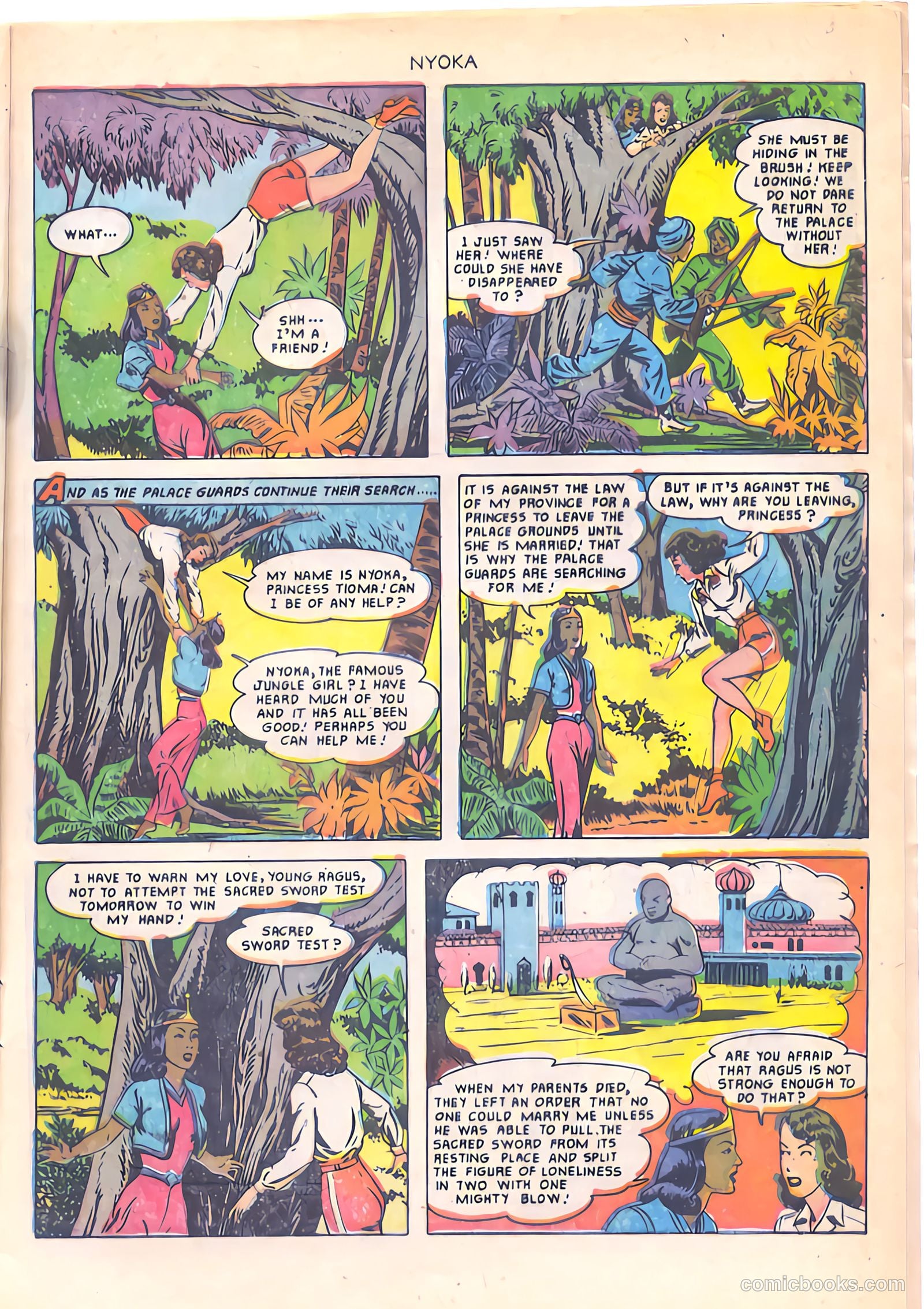 Nyoka the Jungle Girl #61 — page 5 of 36