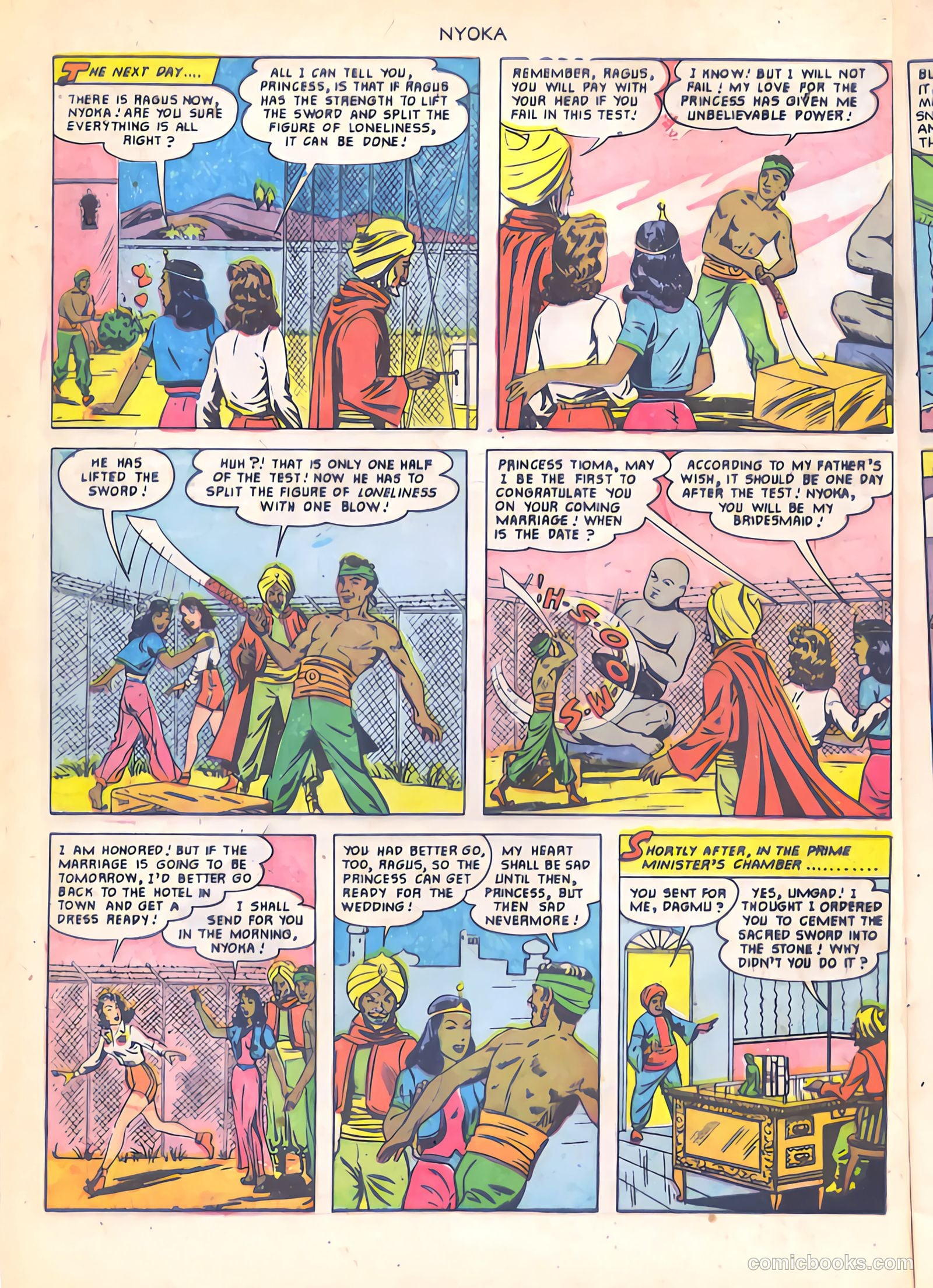 Nyoka the Jungle Girl #61 — page 8 of 36
