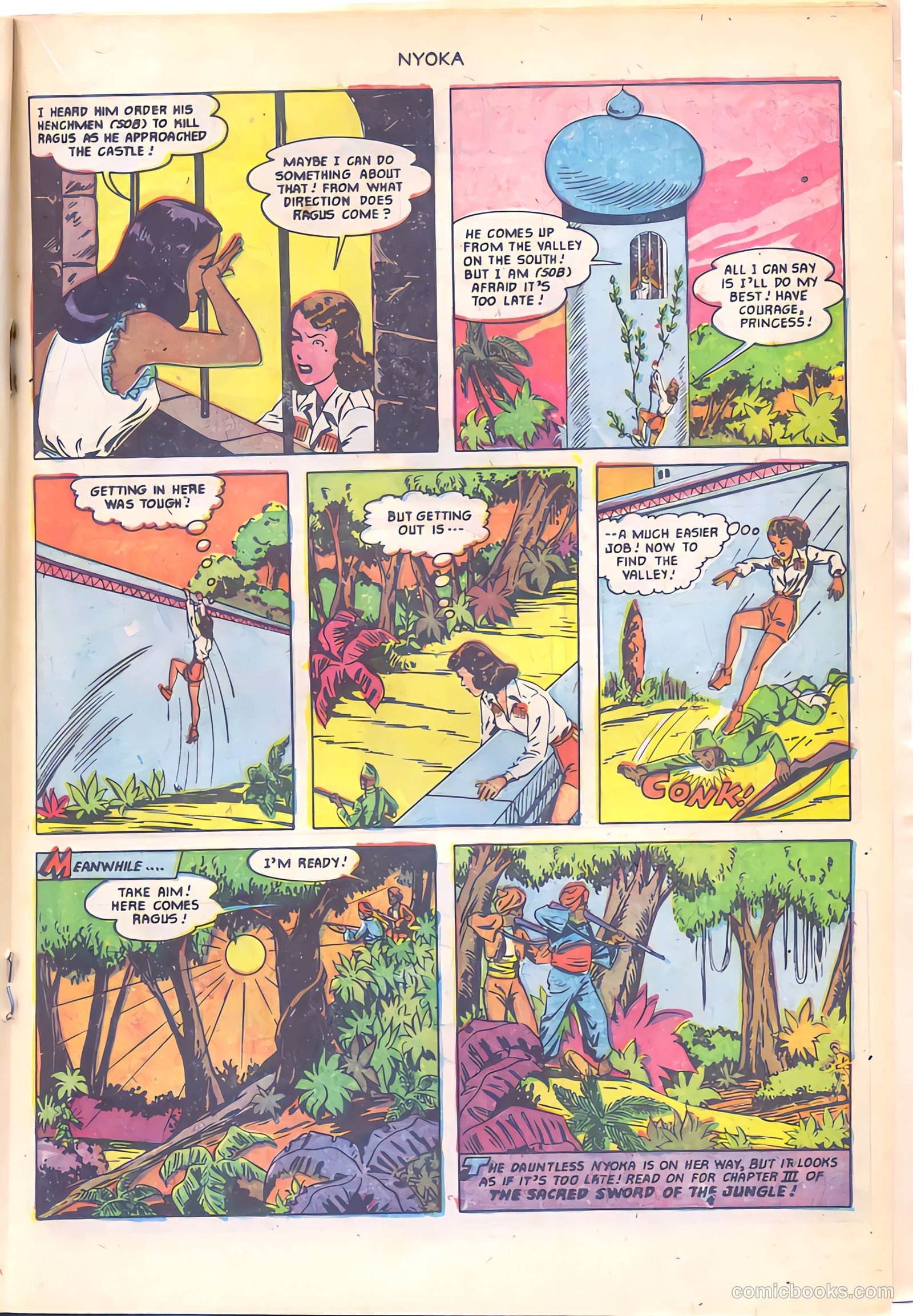 Nyoka the Jungle Girl #61 — page 19 of 36