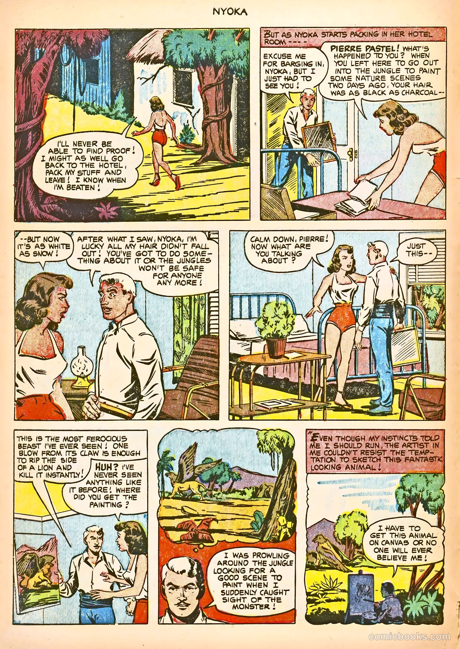 Nyoka the Jungle Girl #75 — page 6 of 36