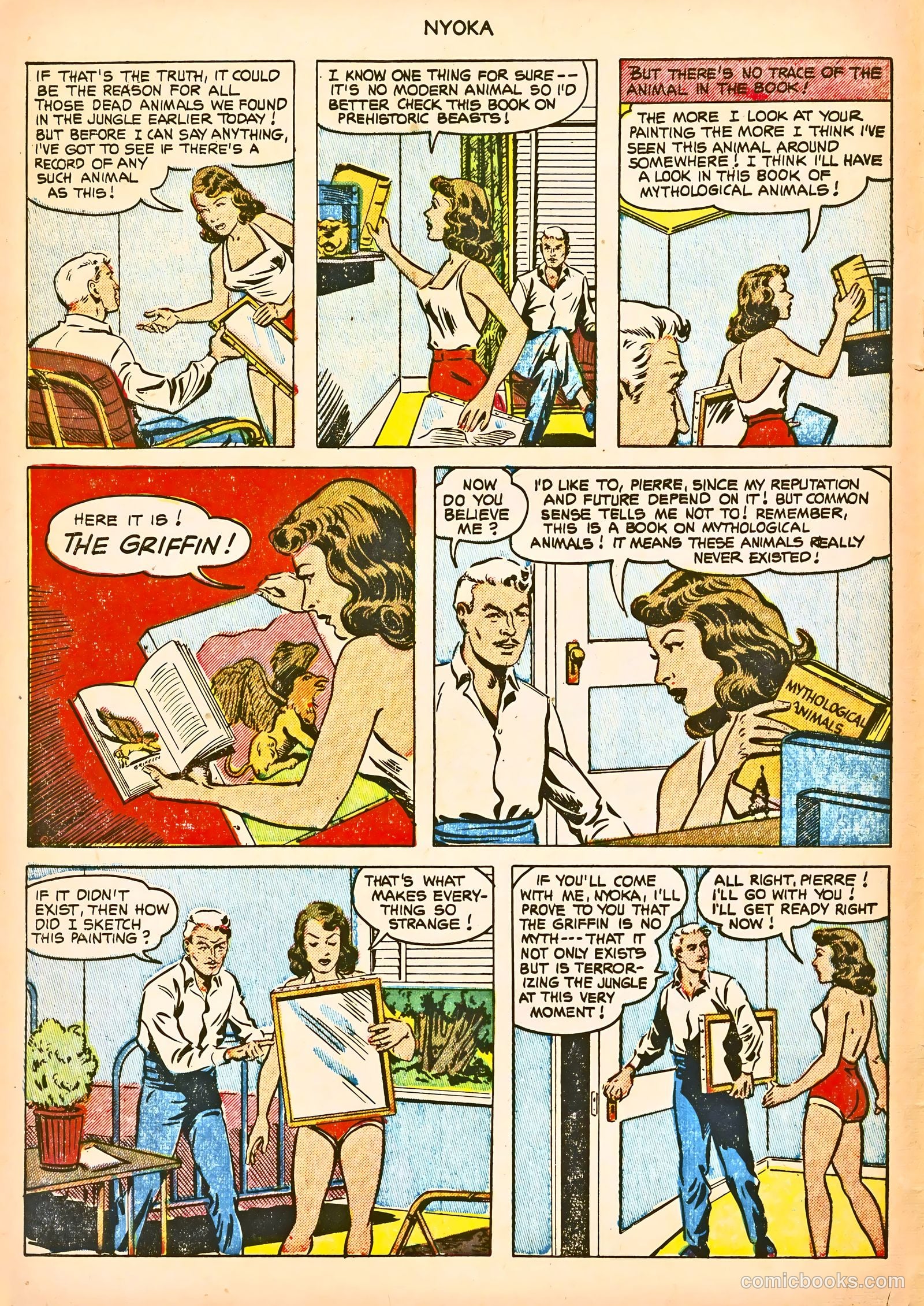 Nyoka the Jungle Girl #75 — page 8 of 36