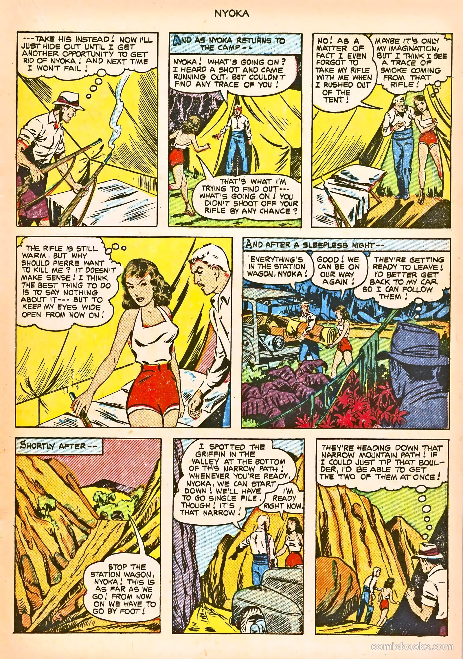 Nyoka the Jungle Girl #75 — page 17 of 36