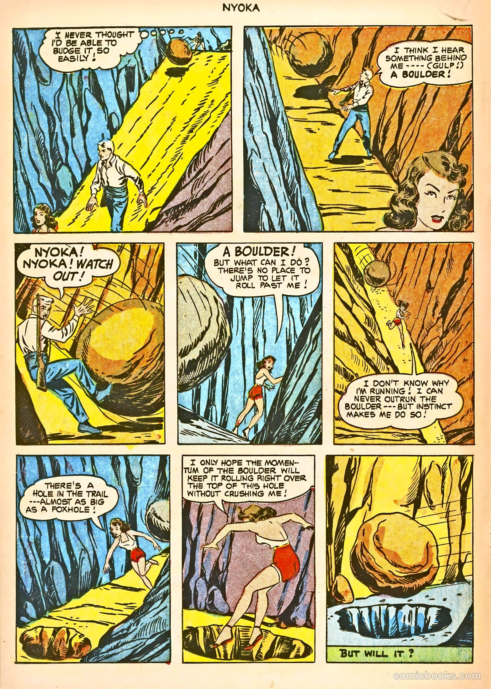 Nyoka the Jungle Girl #75 — page 18 of 36