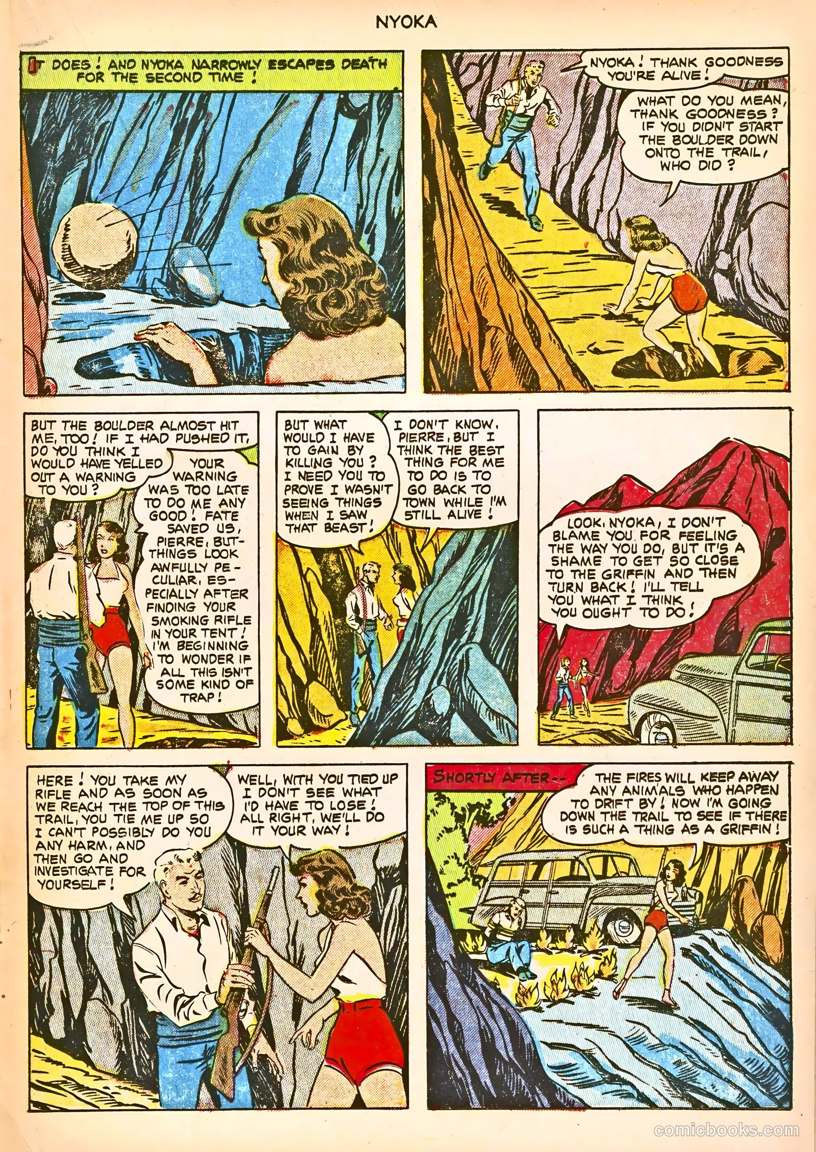 Nyoka the Jungle Girl #75 — page 19 of 36