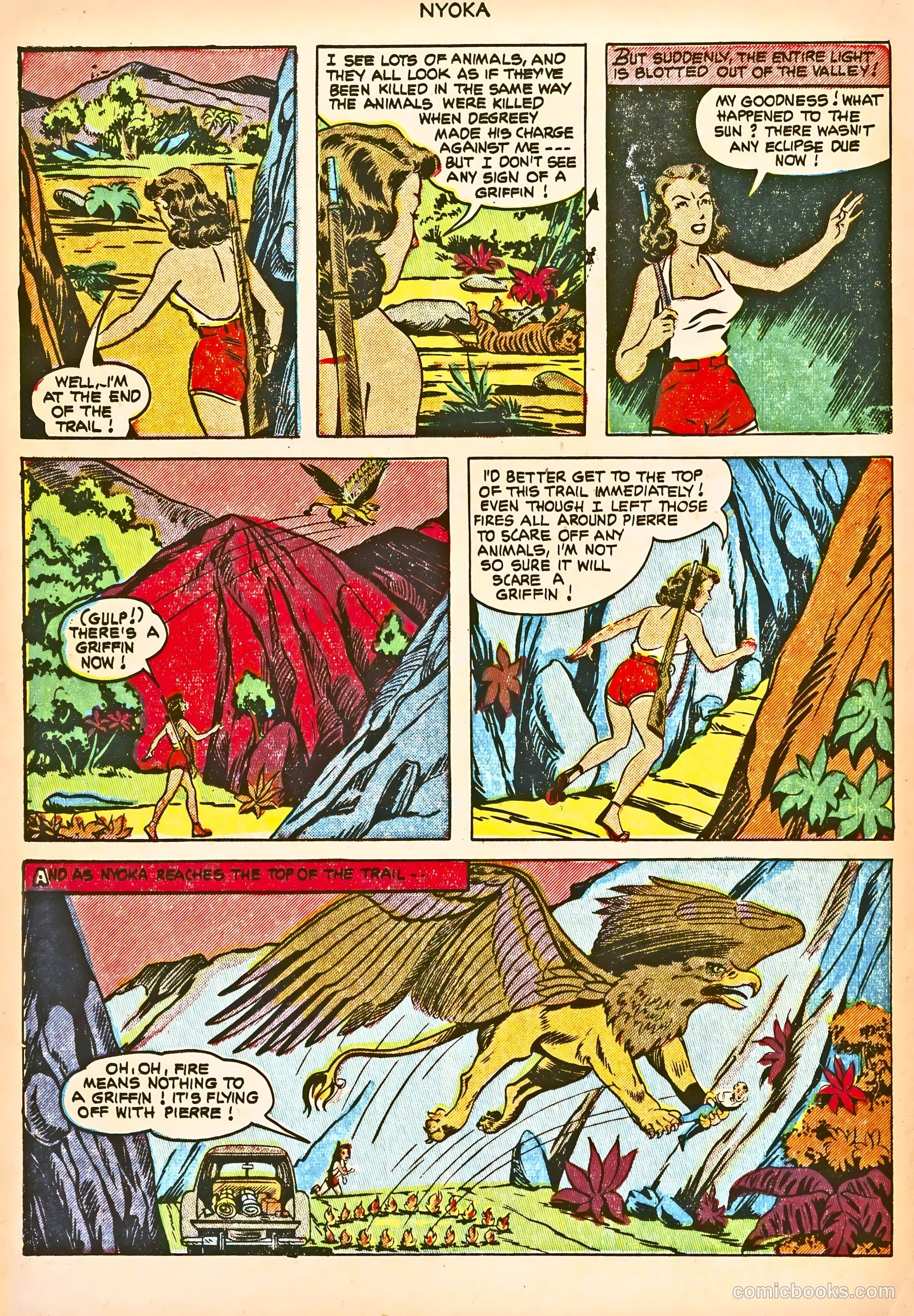 Nyoka the Jungle Girl #75 — page 20 of 36