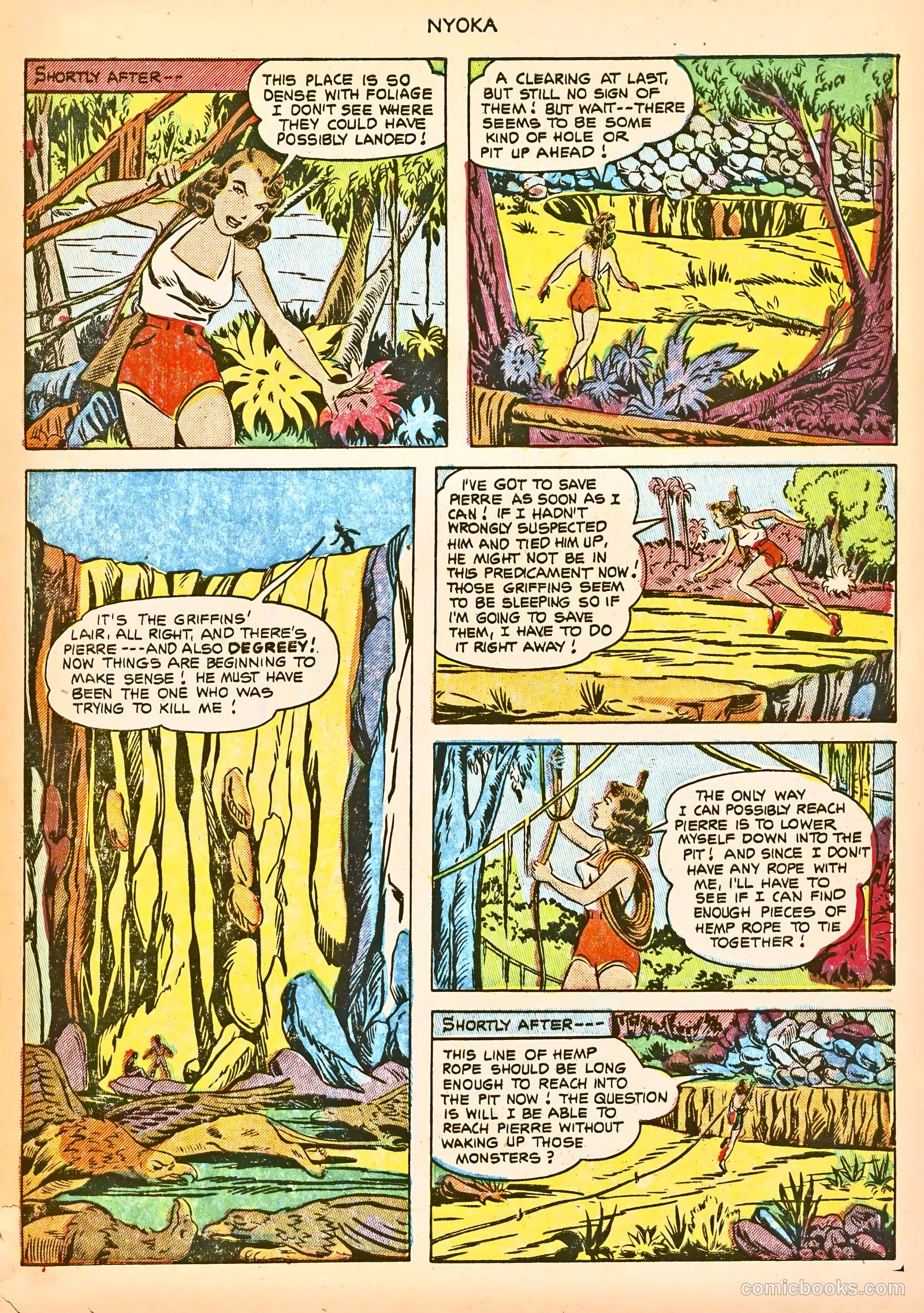 Nyoka the Jungle Girl #75 — page 27 of 36