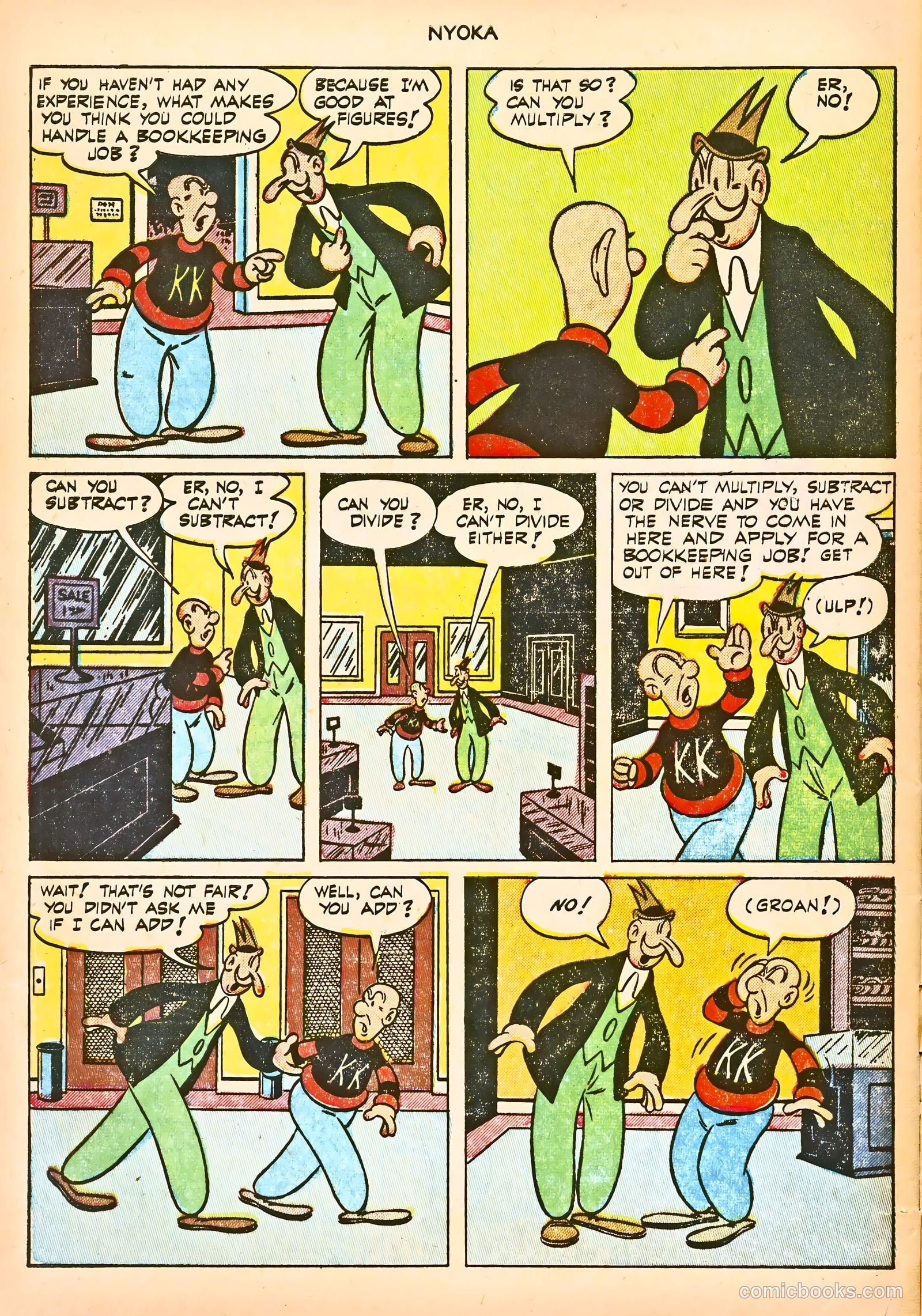 Nyoka the Jungle Girl #75 — page 32 of 36