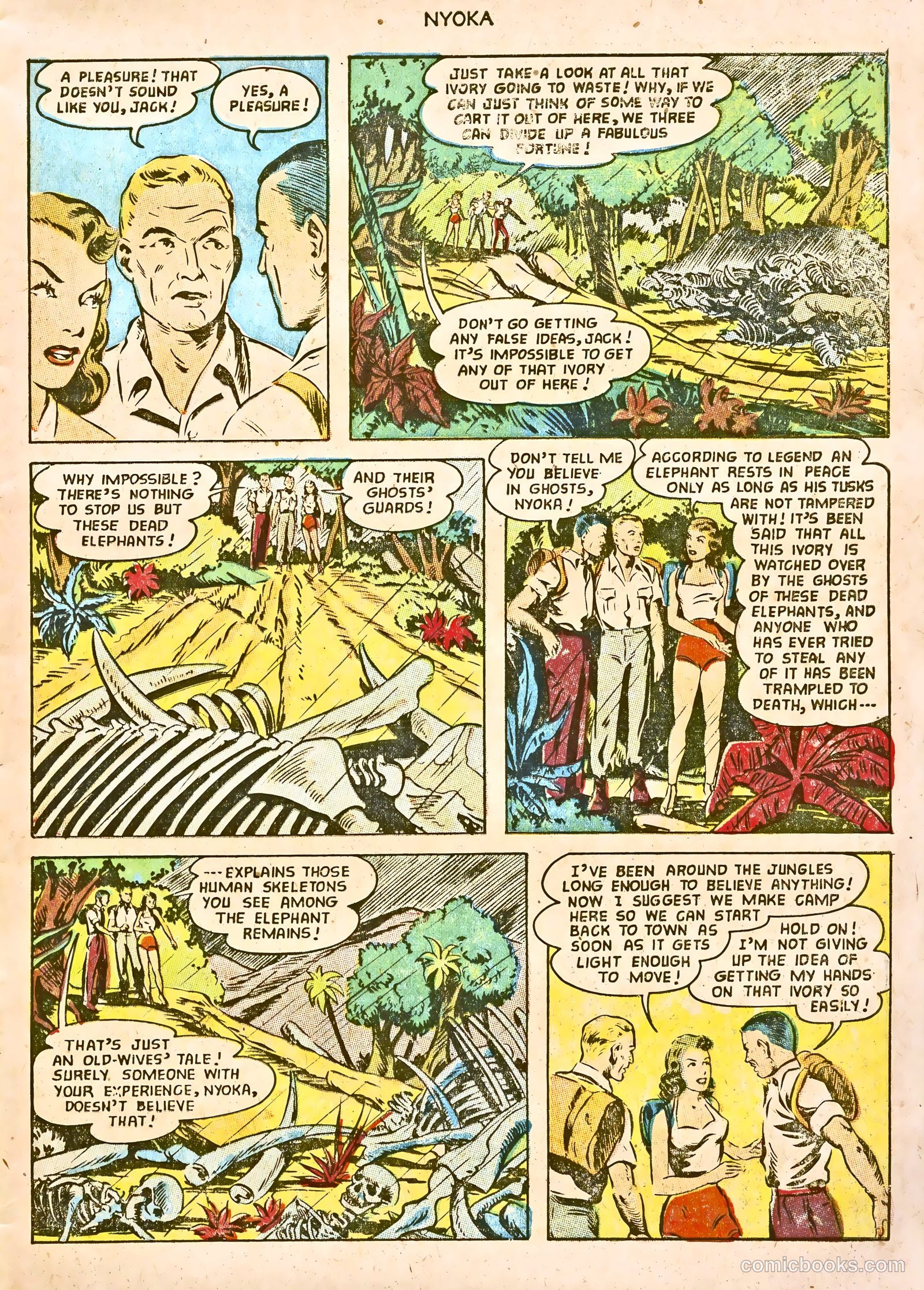 Nyoka the Jungle Girl #77 — page 7 of 36