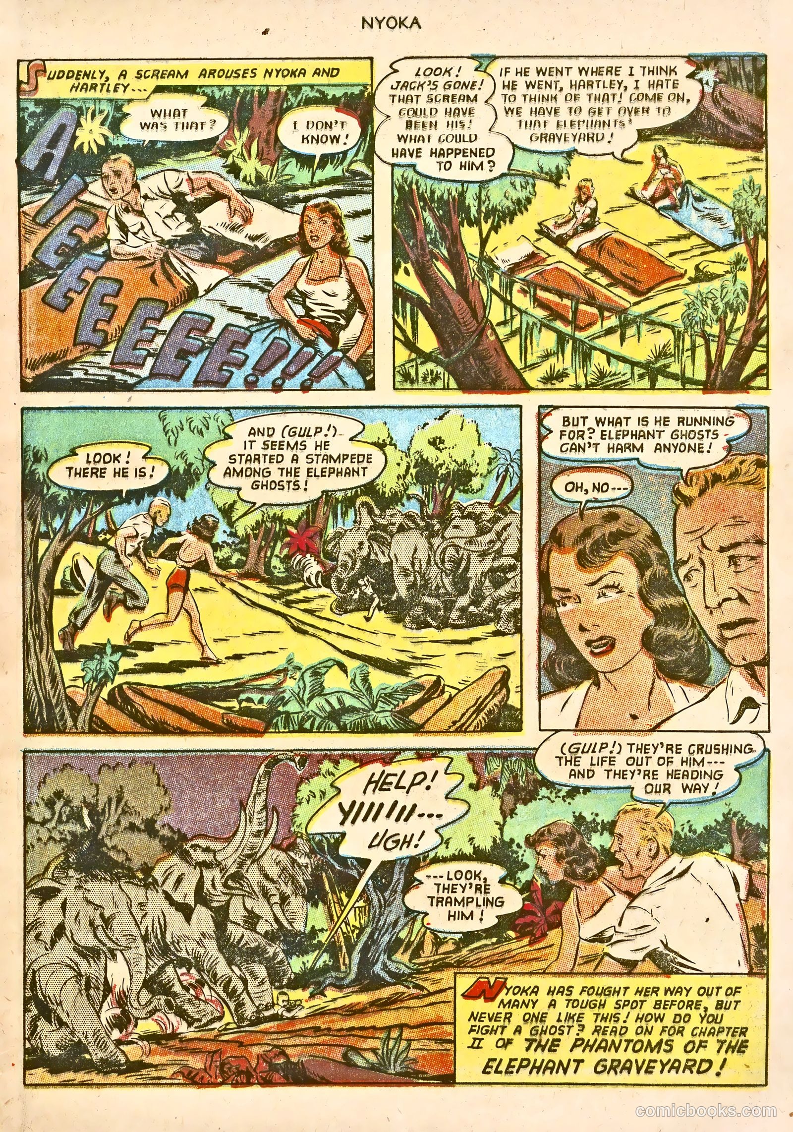 Nyoka the Jungle Girl #77 — page 9 of 36