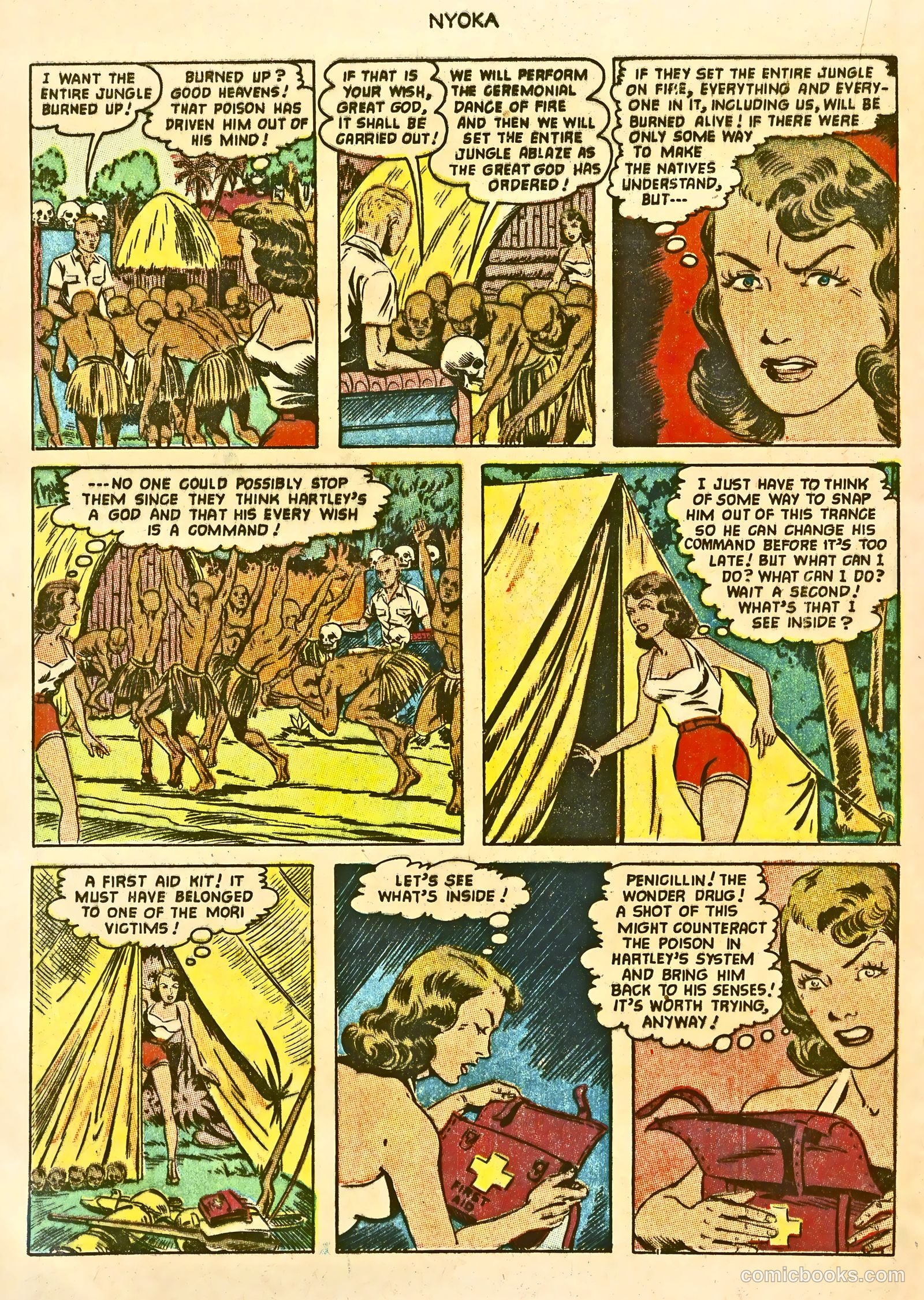Nyoka the Jungle Girl #77 — page 20 of 36