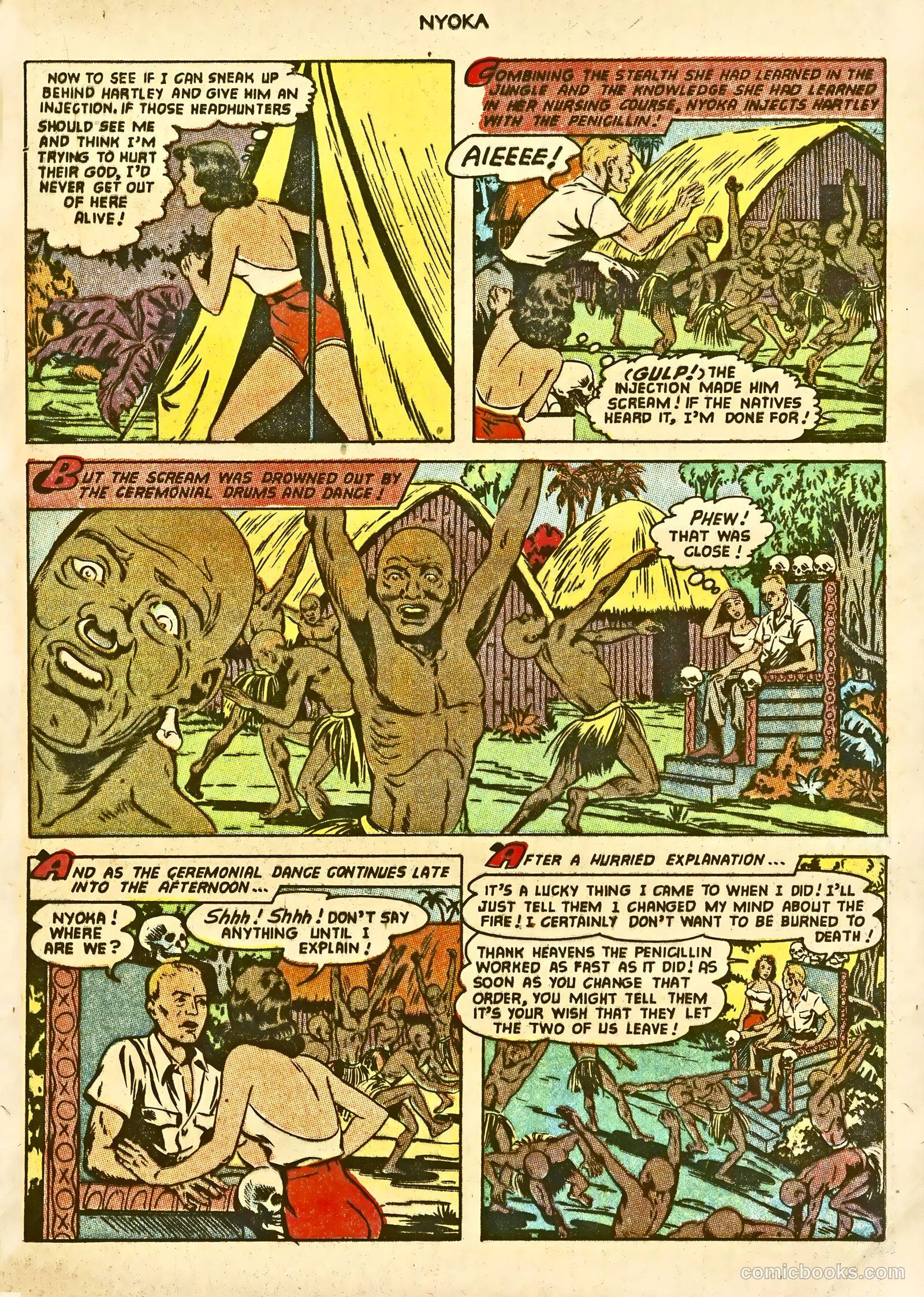 Nyoka the Jungle Girl #77 — page 21 of 36