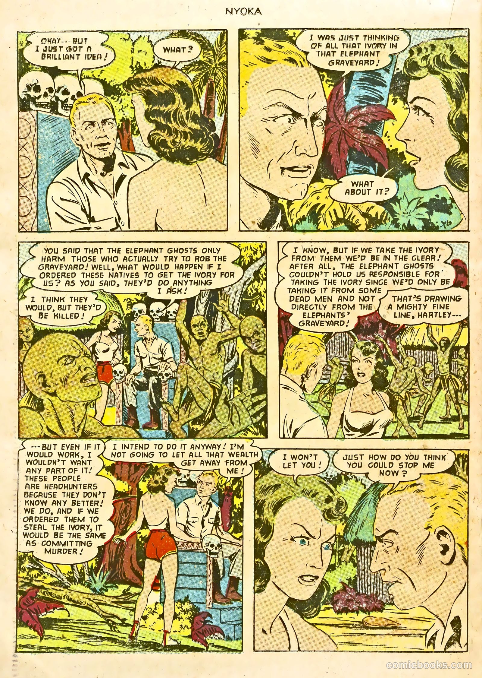 Nyoka the Jungle Girl #77 — page 22 of 36