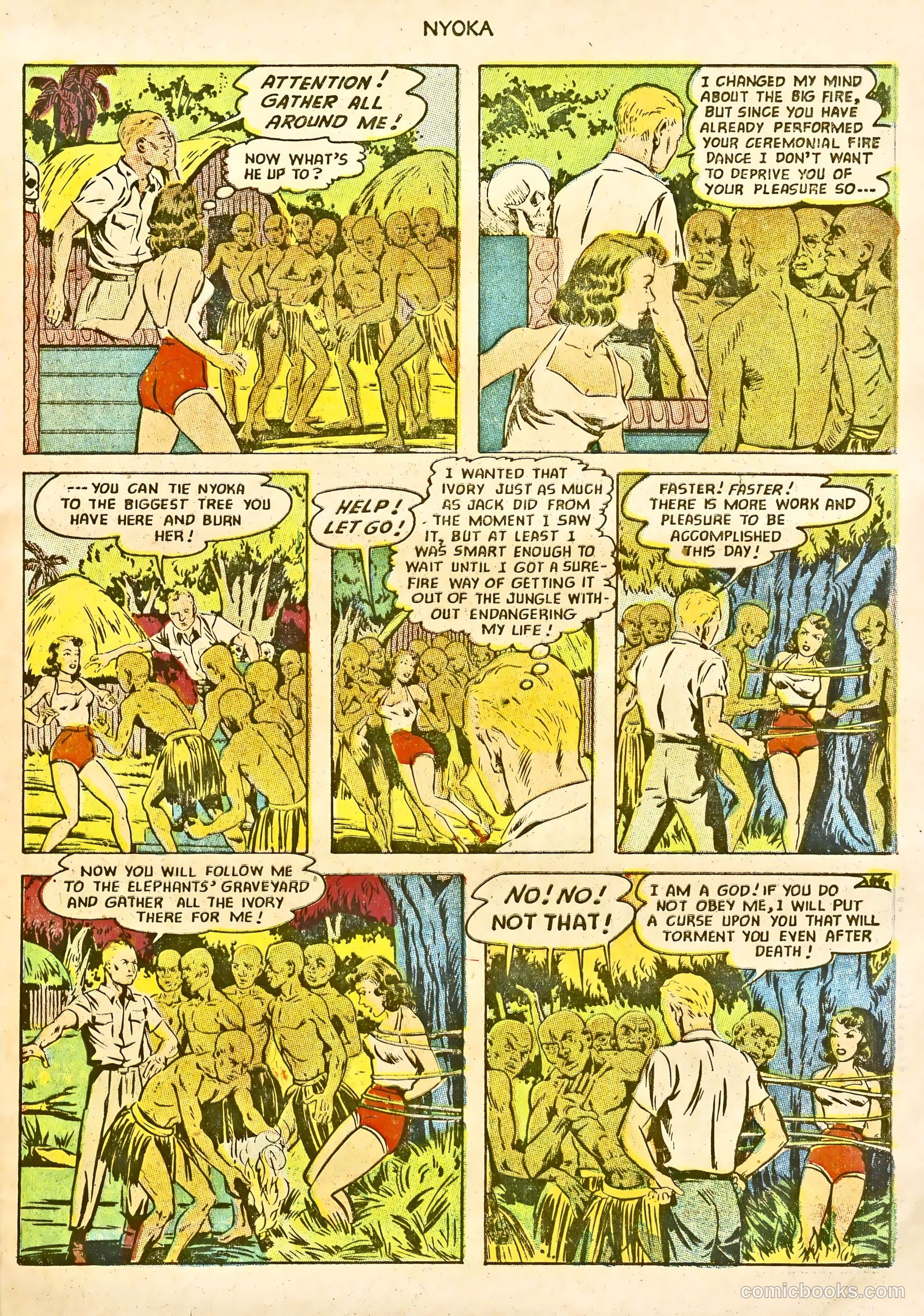 Nyoka the Jungle Girl #77 — page 23 of 36