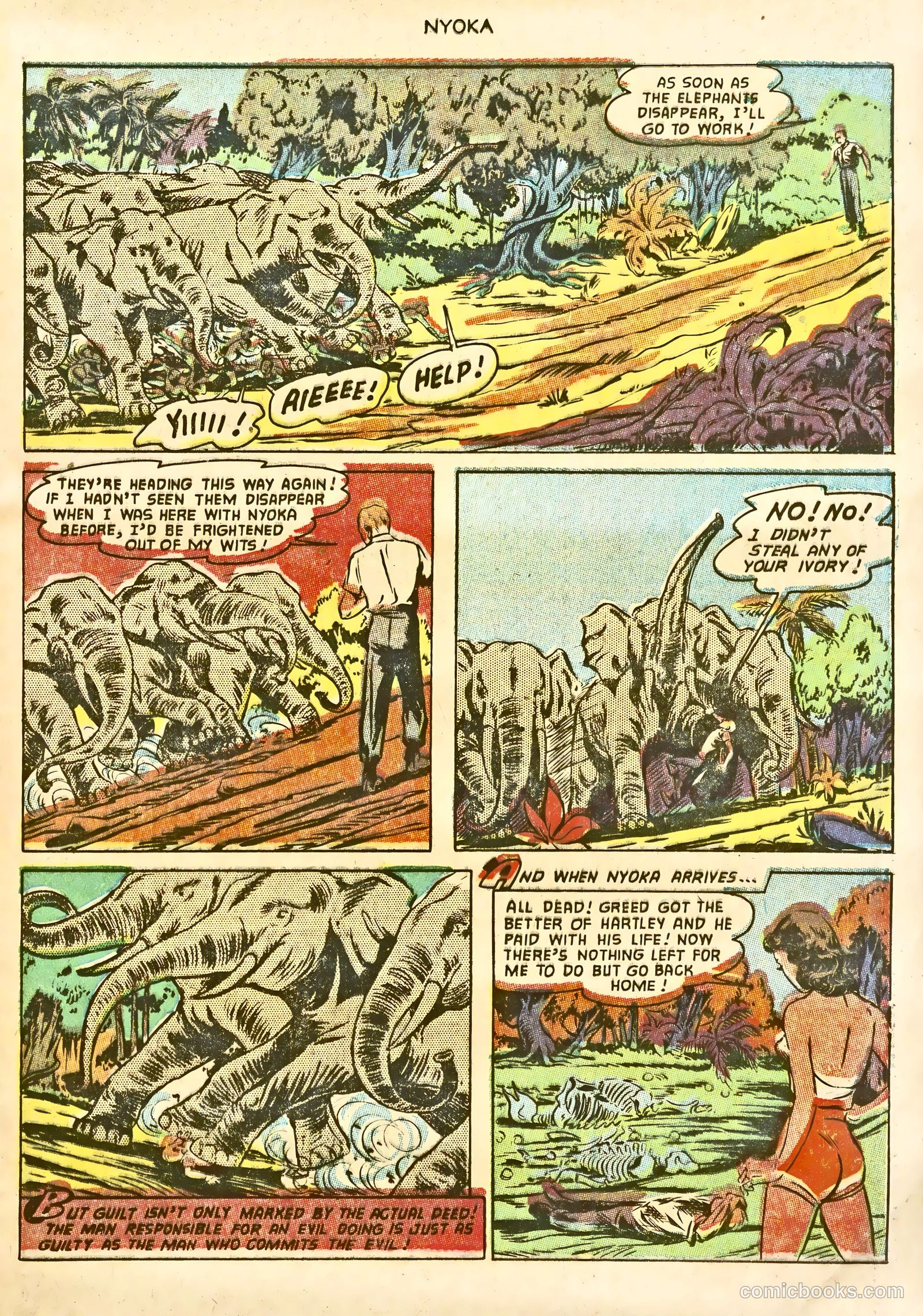 Nyoka the Jungle Girl #77 — page 25 of 36
