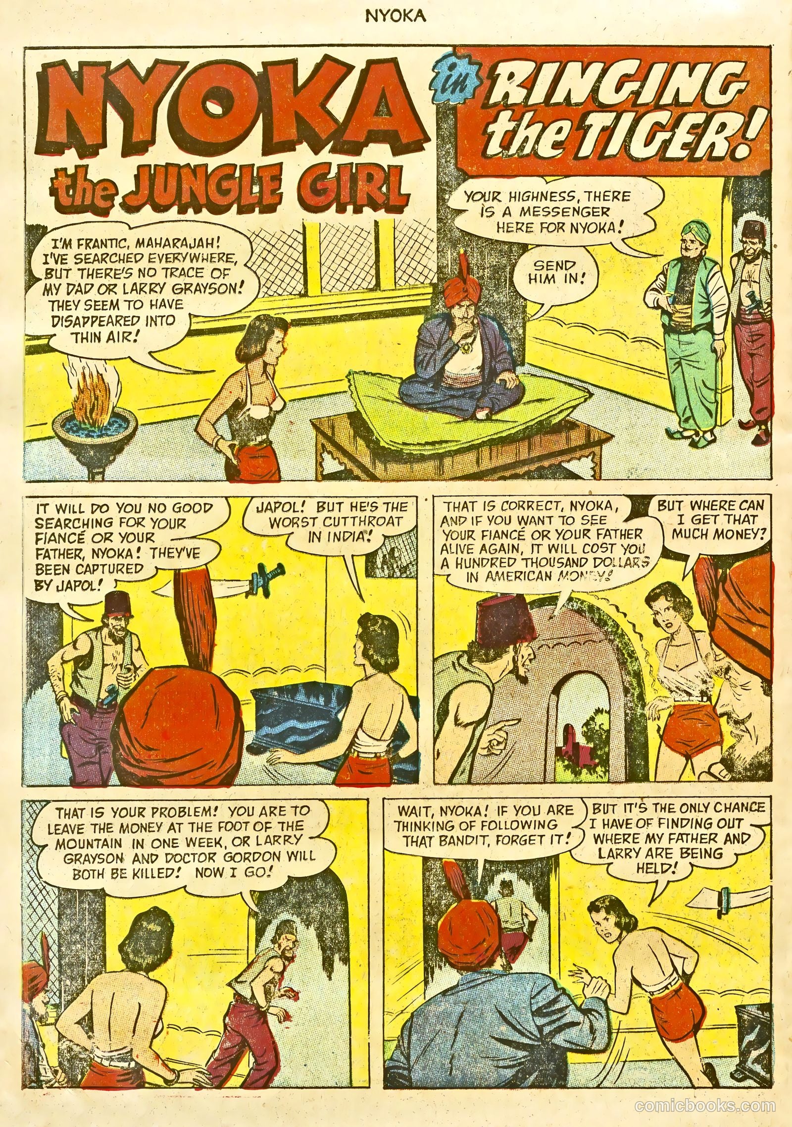 Nyoka the Jungle Girl #77 — page 30 of 36