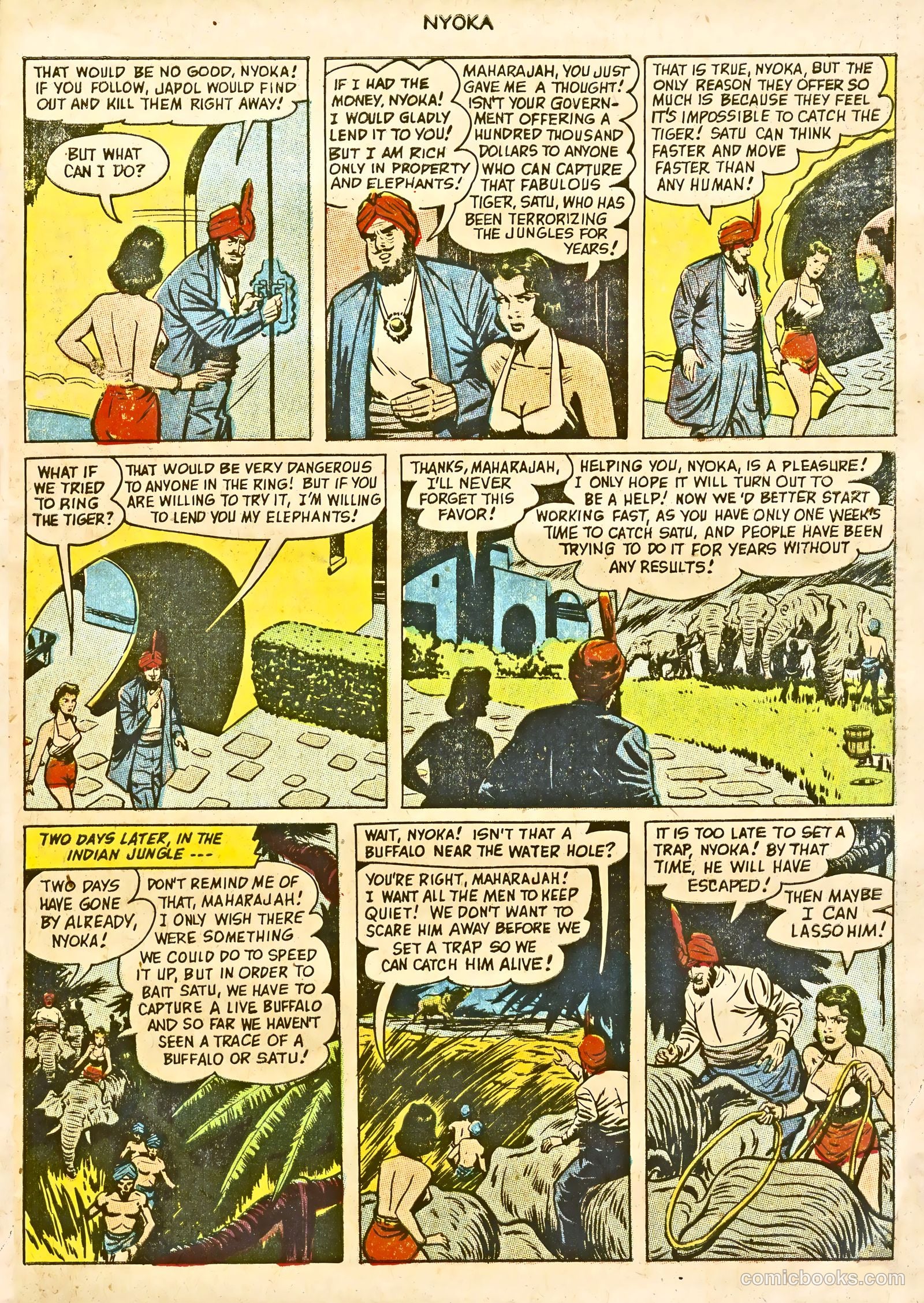 Nyoka the Jungle Girl #77 — page 31 of 36