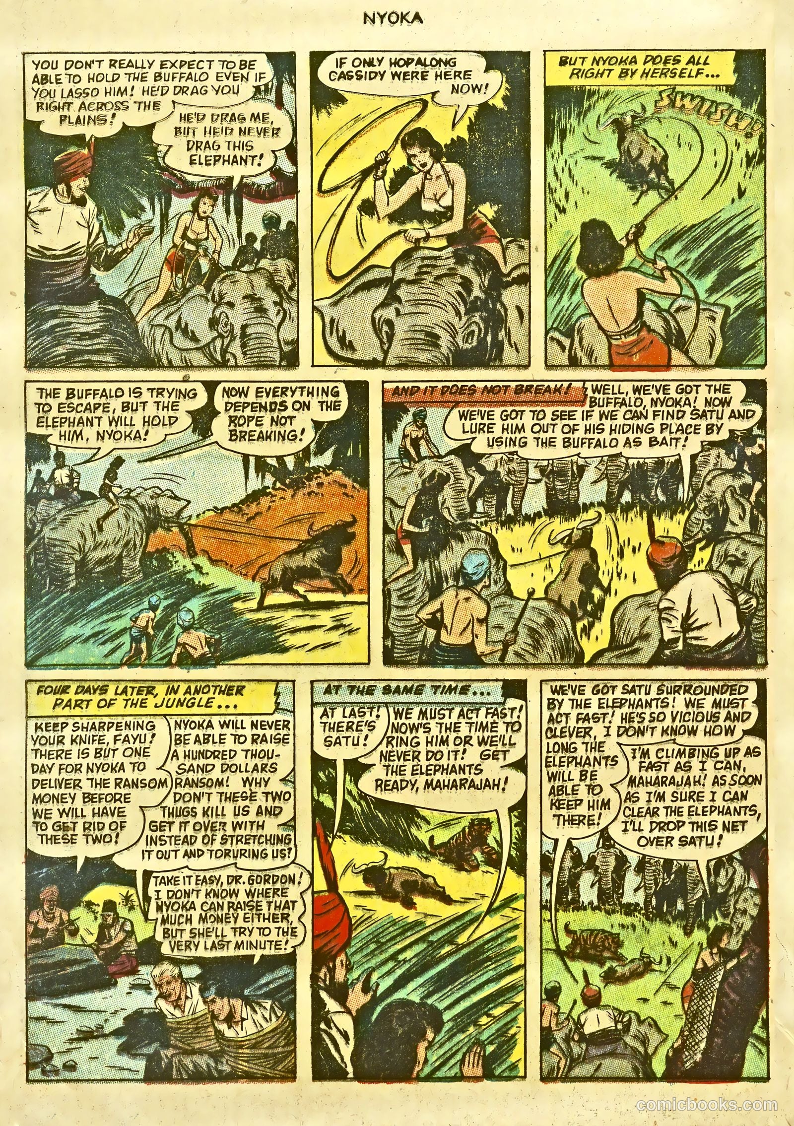 Nyoka the Jungle Girl #77 — page 32 of 36