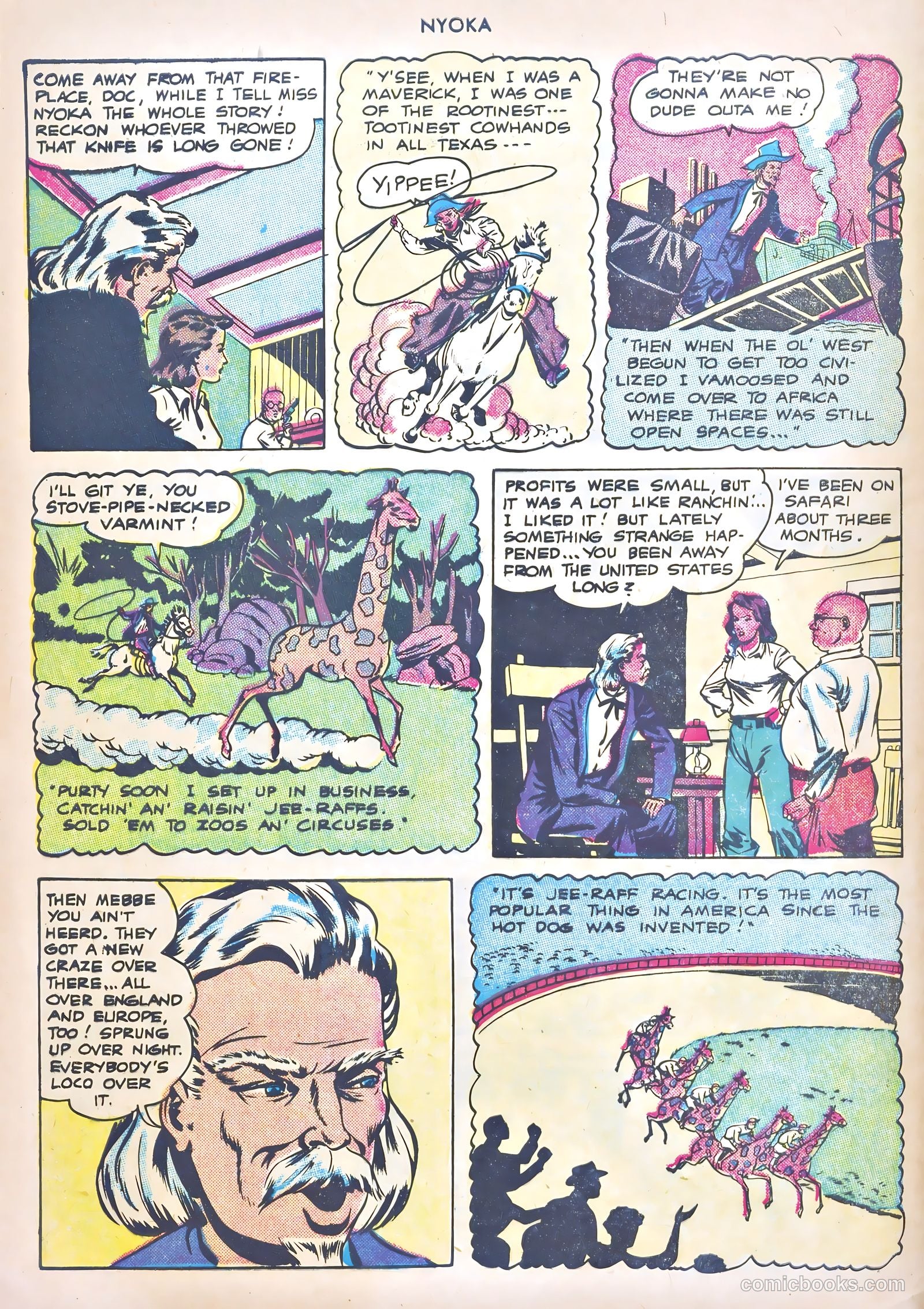Nyoka the Jungle Girl #8 — page 8 of 53