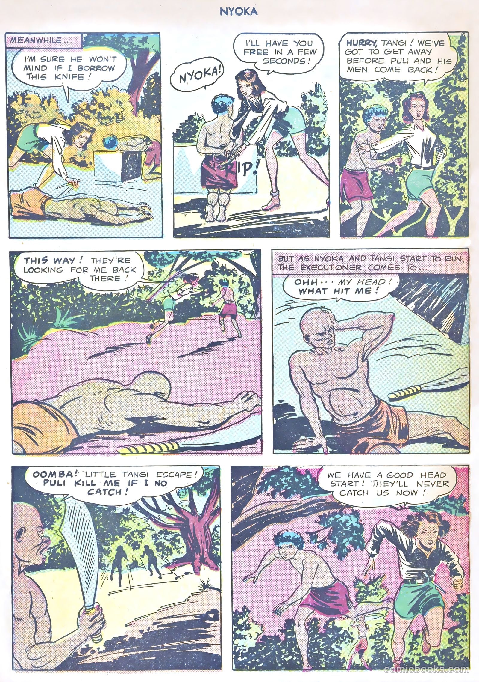 Nyoka the Jungle Girl #8 — page 38 of 53