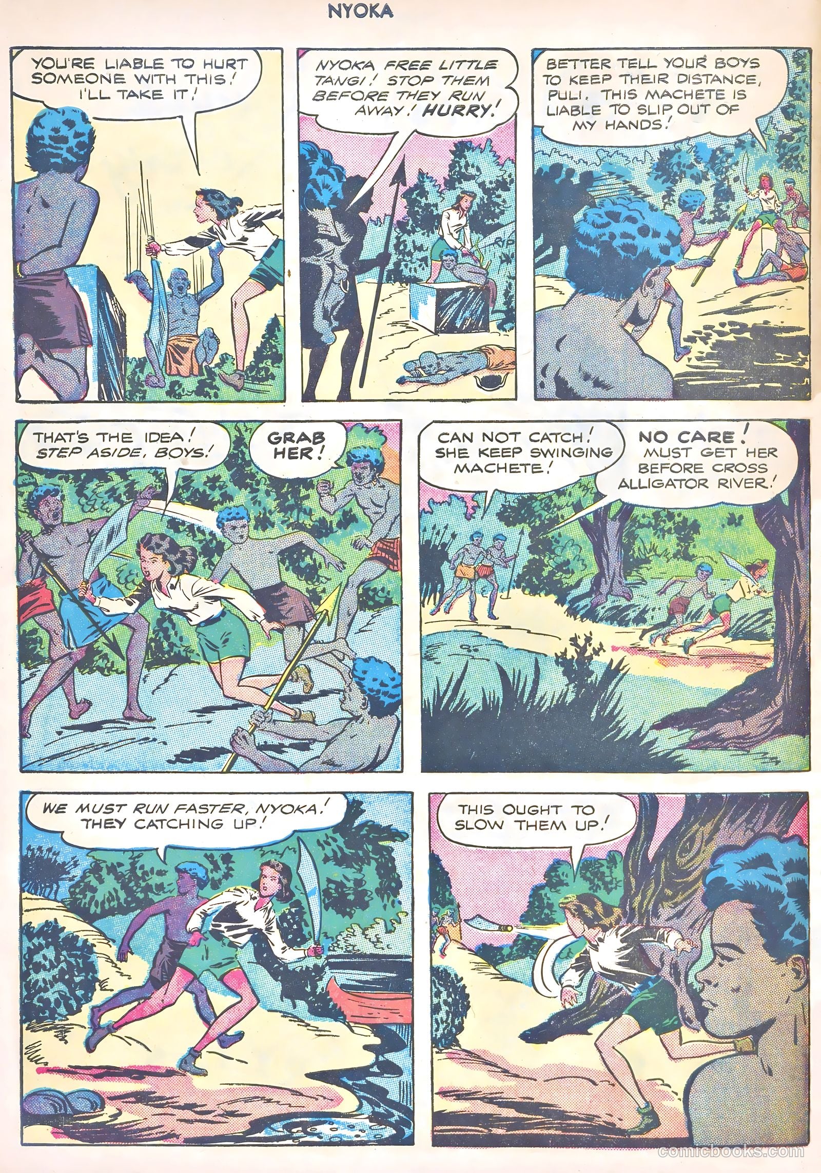 Nyoka the Jungle Girl #8 — page 44 of 53