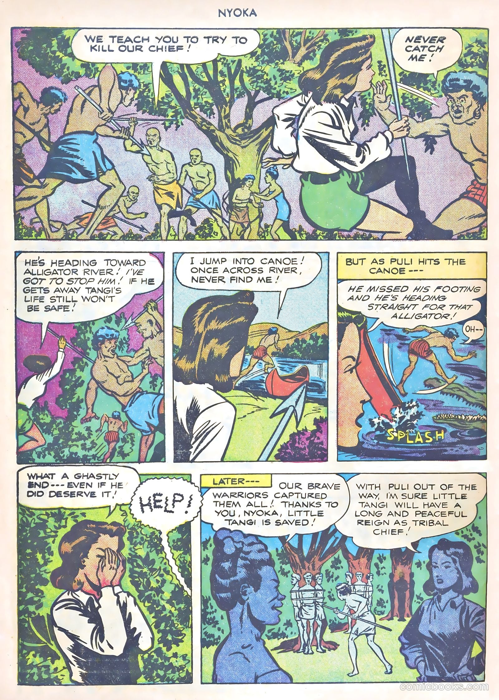 Nyoka the Jungle Girl #8 — page 48 of 53