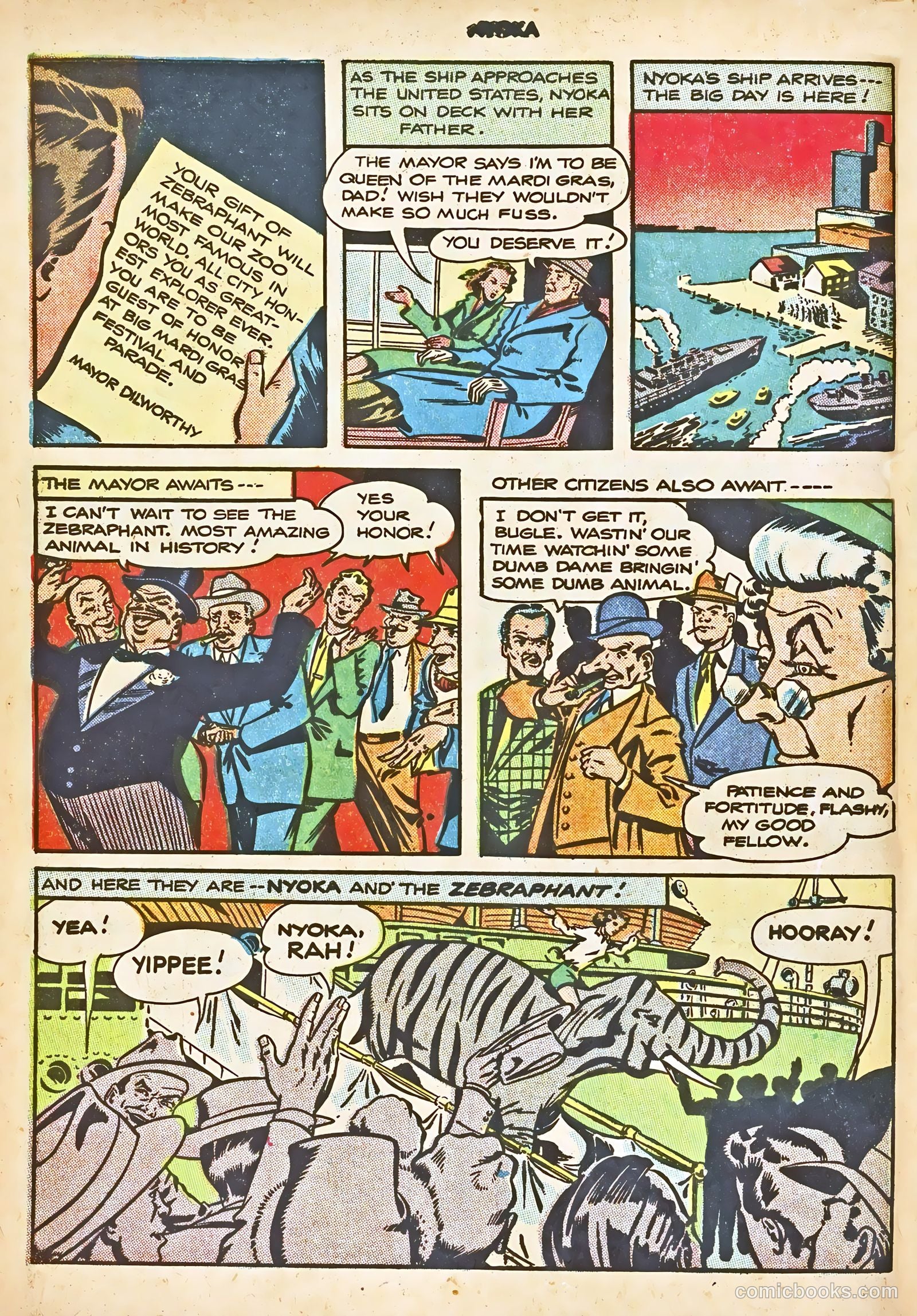 Nyoka the Jungle Girl #9 — page 6 of 52