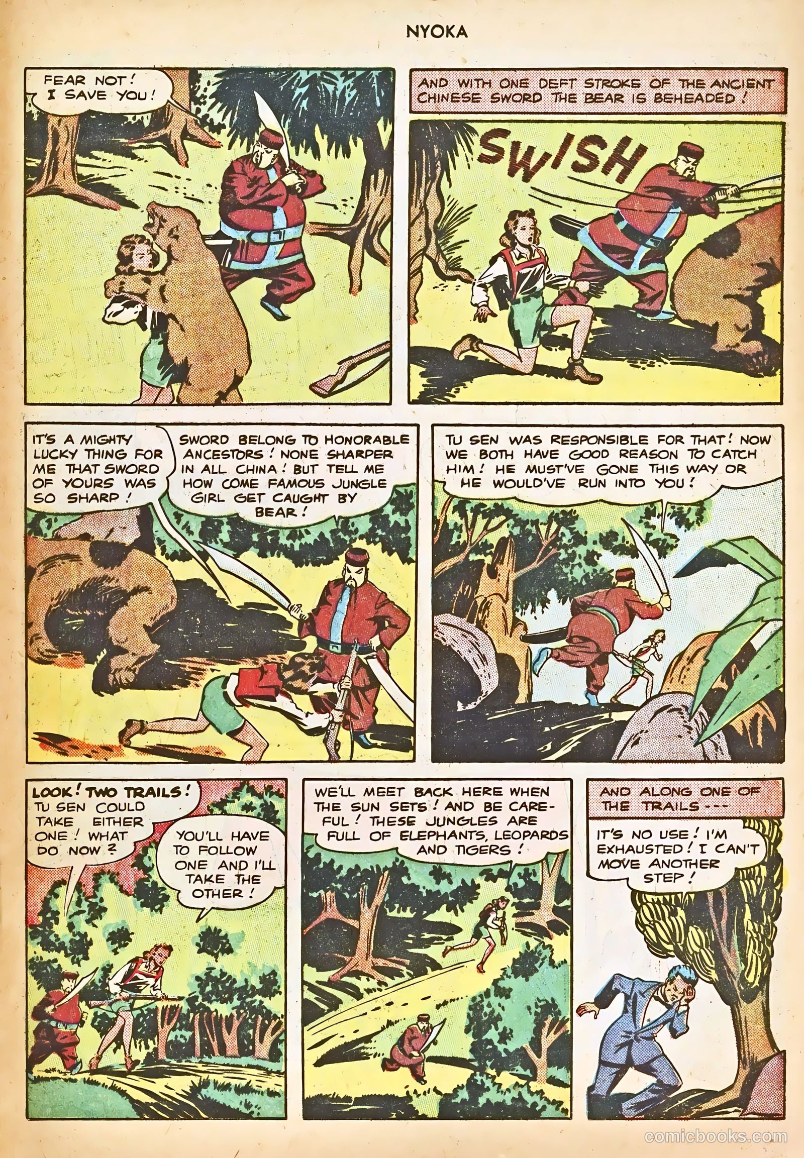 Nyoka the Jungle Girl #9 — page 35 of 52