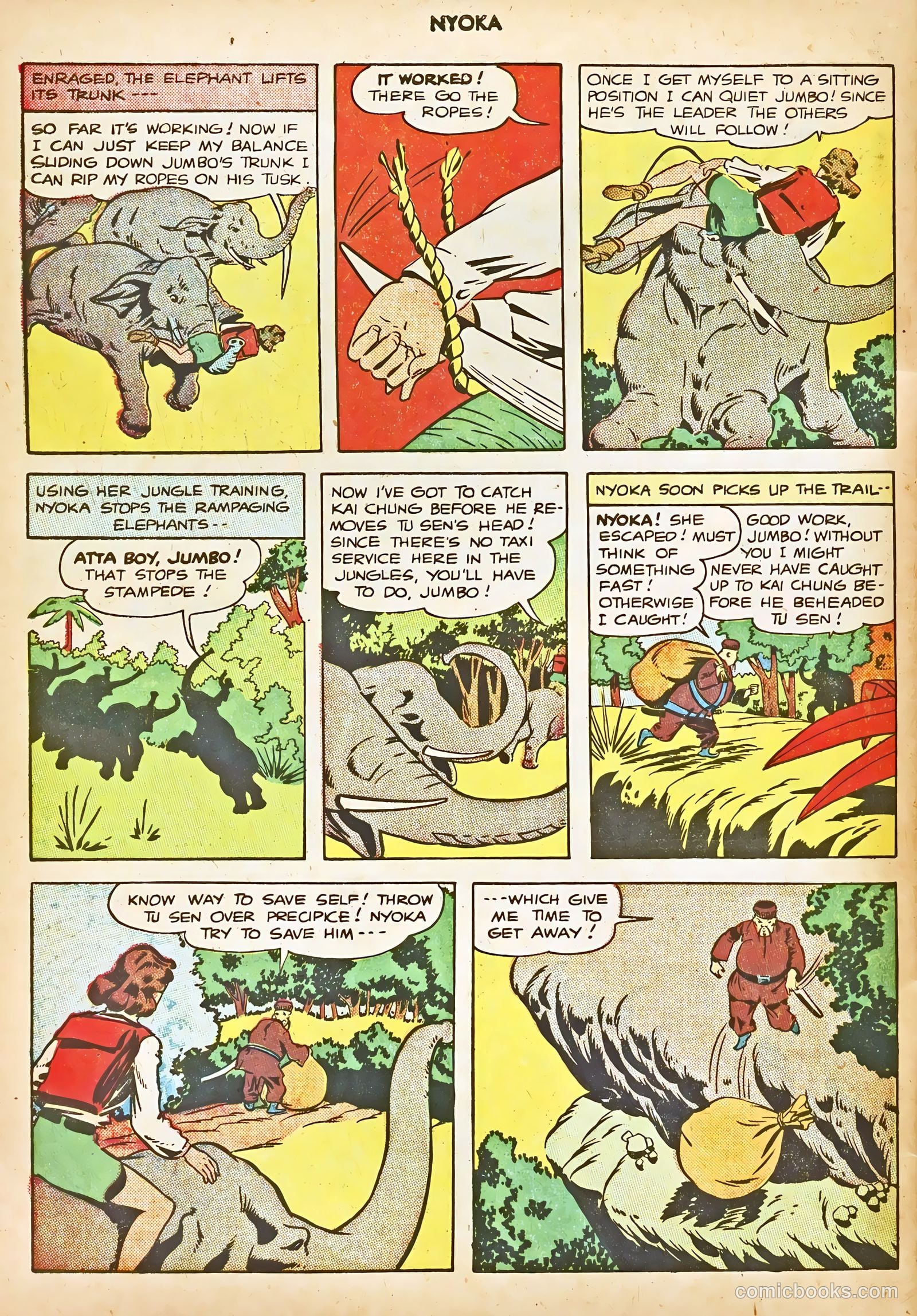 Nyoka the Jungle Girl #9 — page 44 of 52