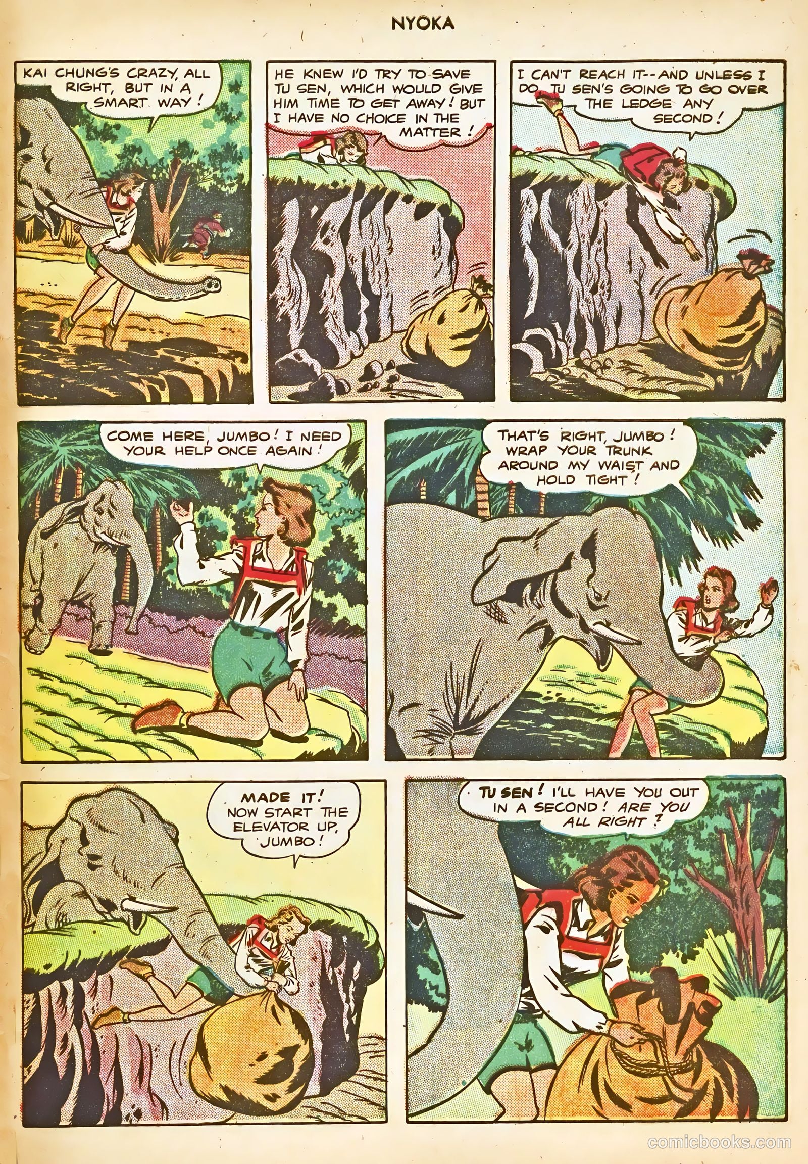 Nyoka the Jungle Girl #9 — page 45 of 52