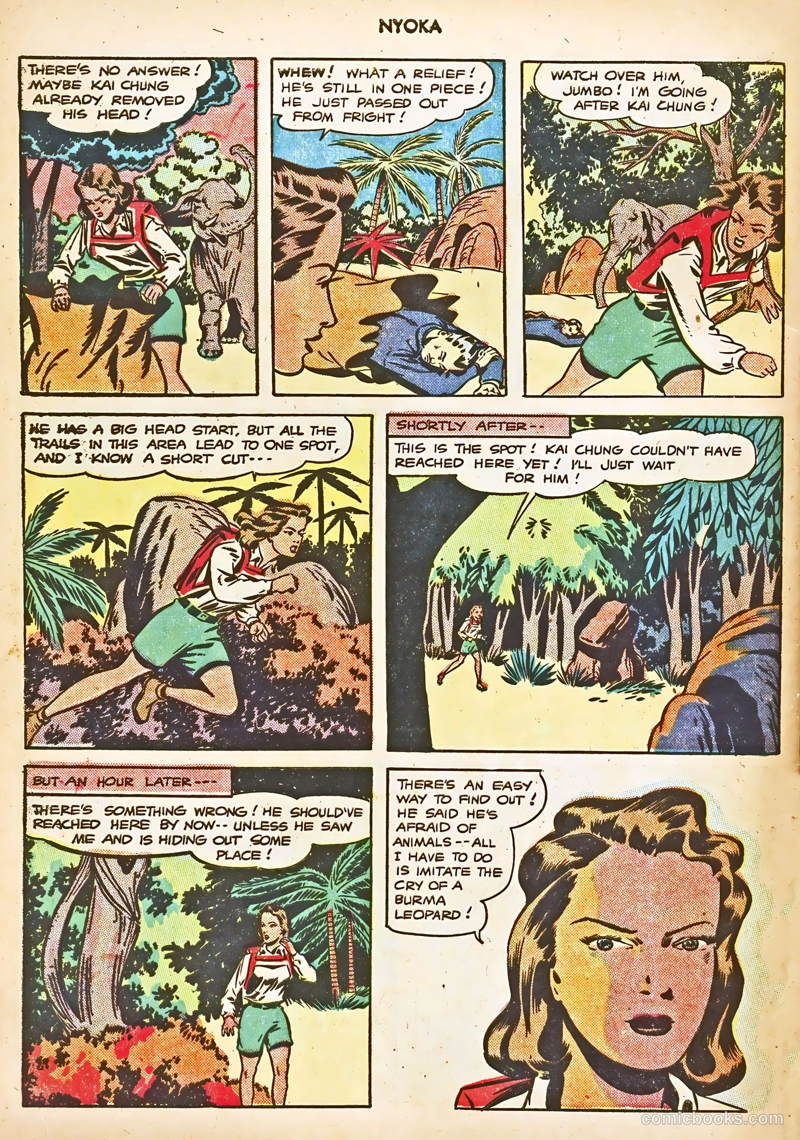 Nyoka the Jungle Girl #9 — page 46 of 52
