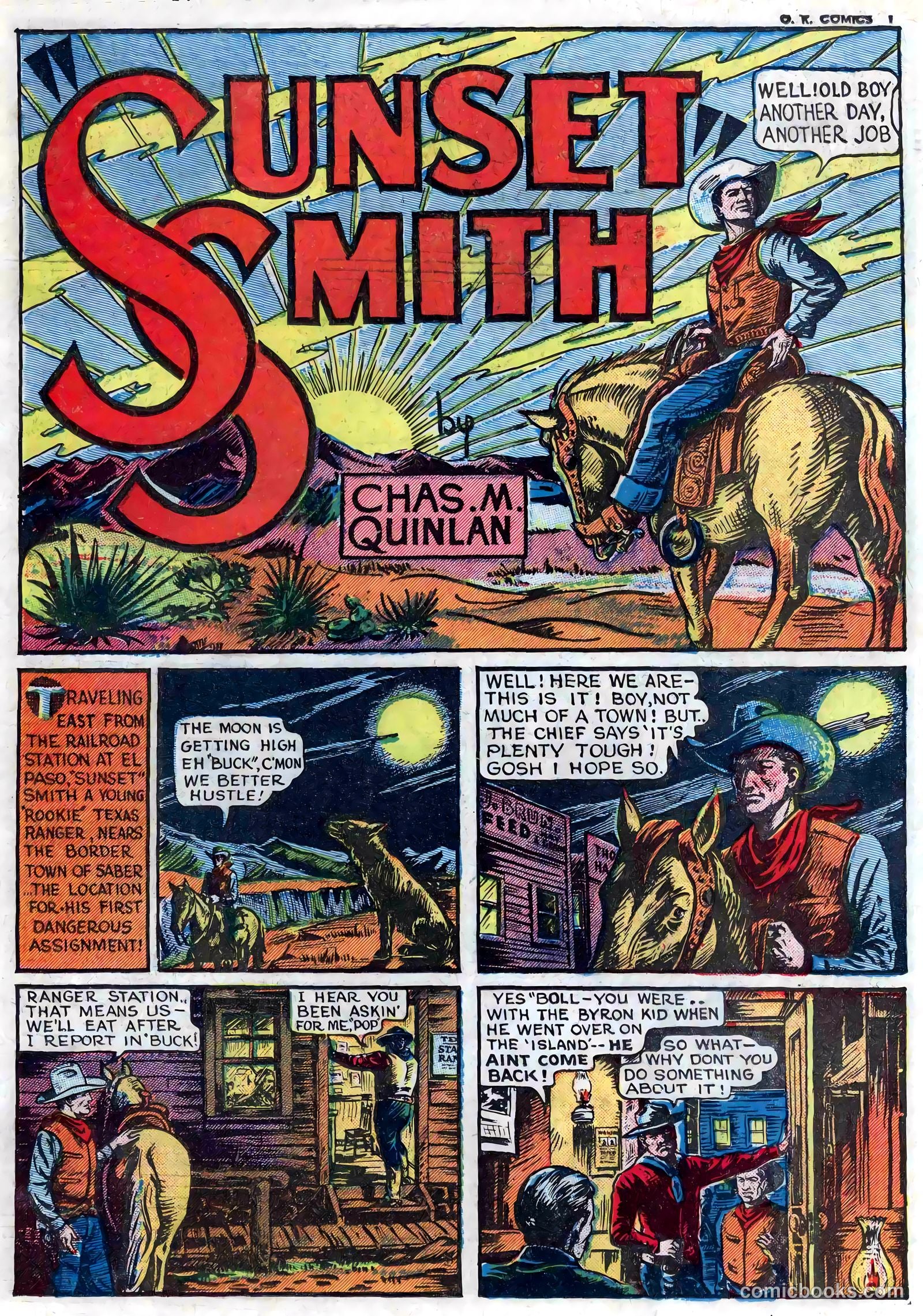 O.K. Comics #1 — page 2 of 66
