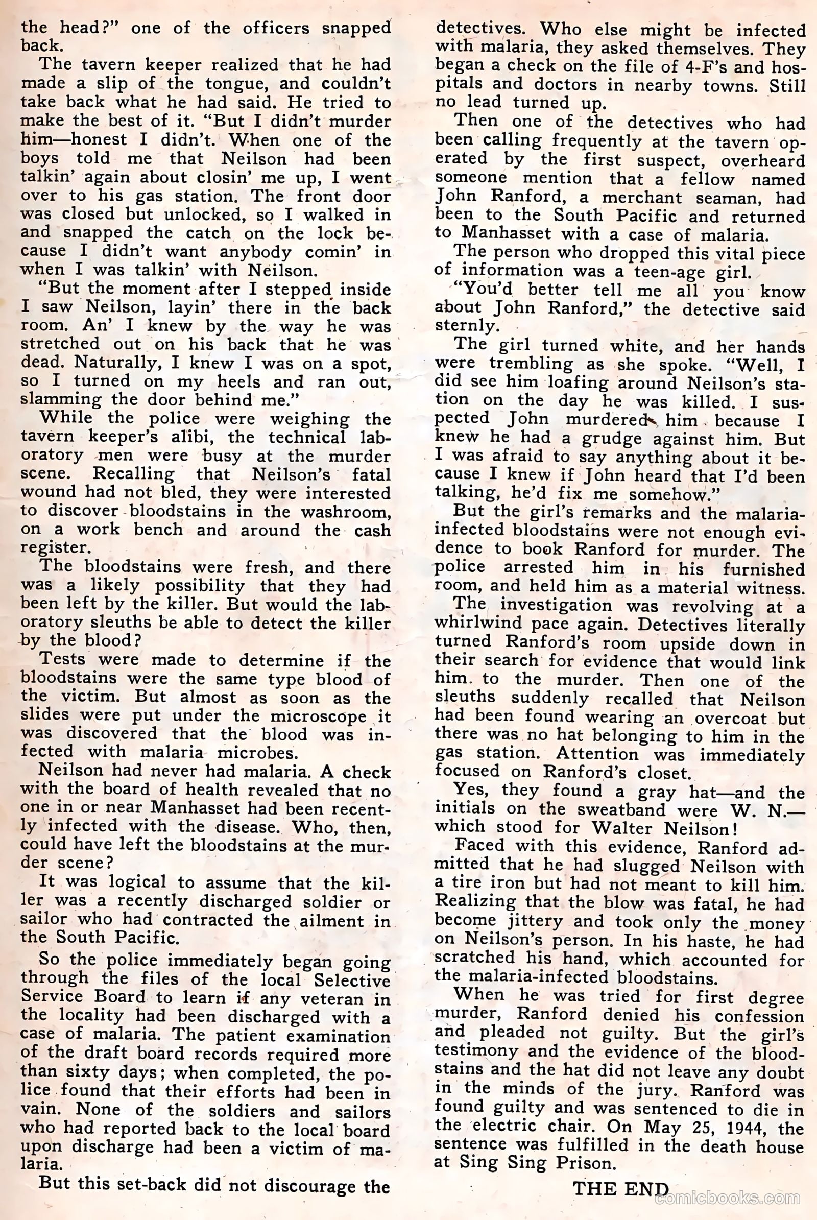 Authentic Police Cases #1 — page 35 of 36