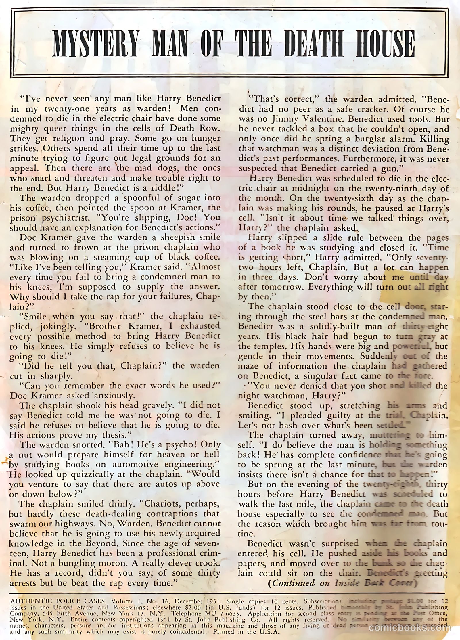 Authentic Police Cases #16 — page 2 of 36