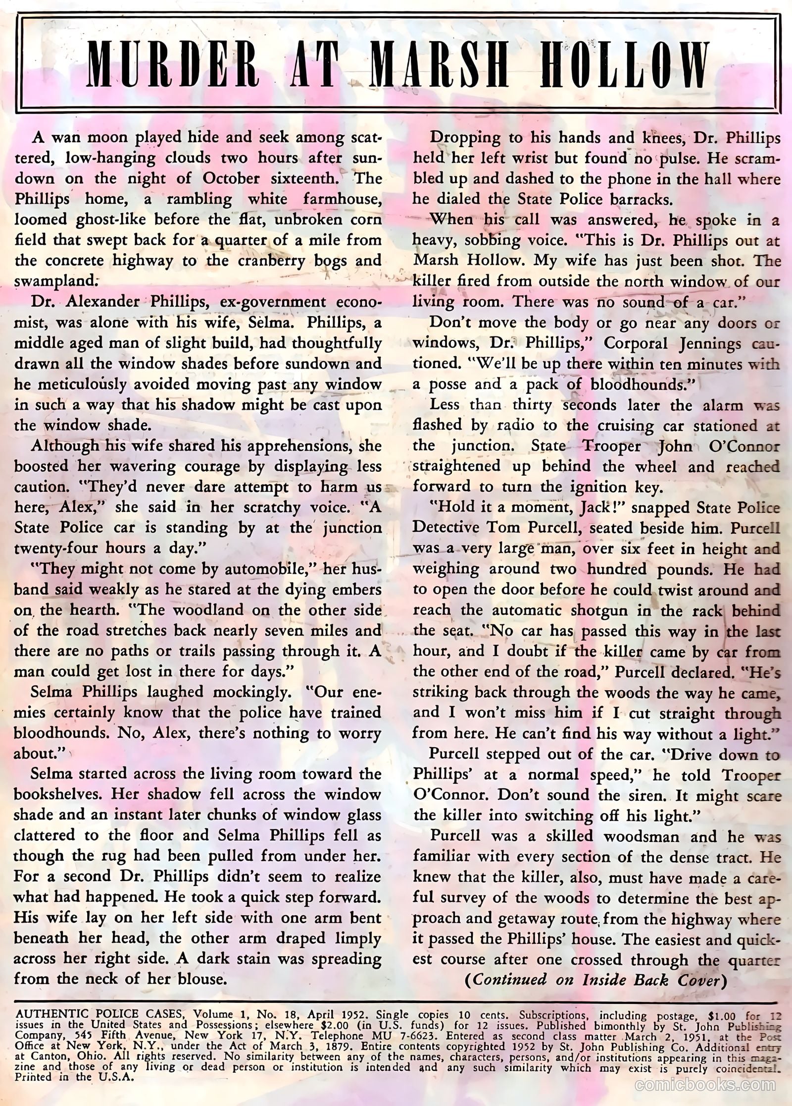 Authentic Police Cases #18 — page 2 of 36