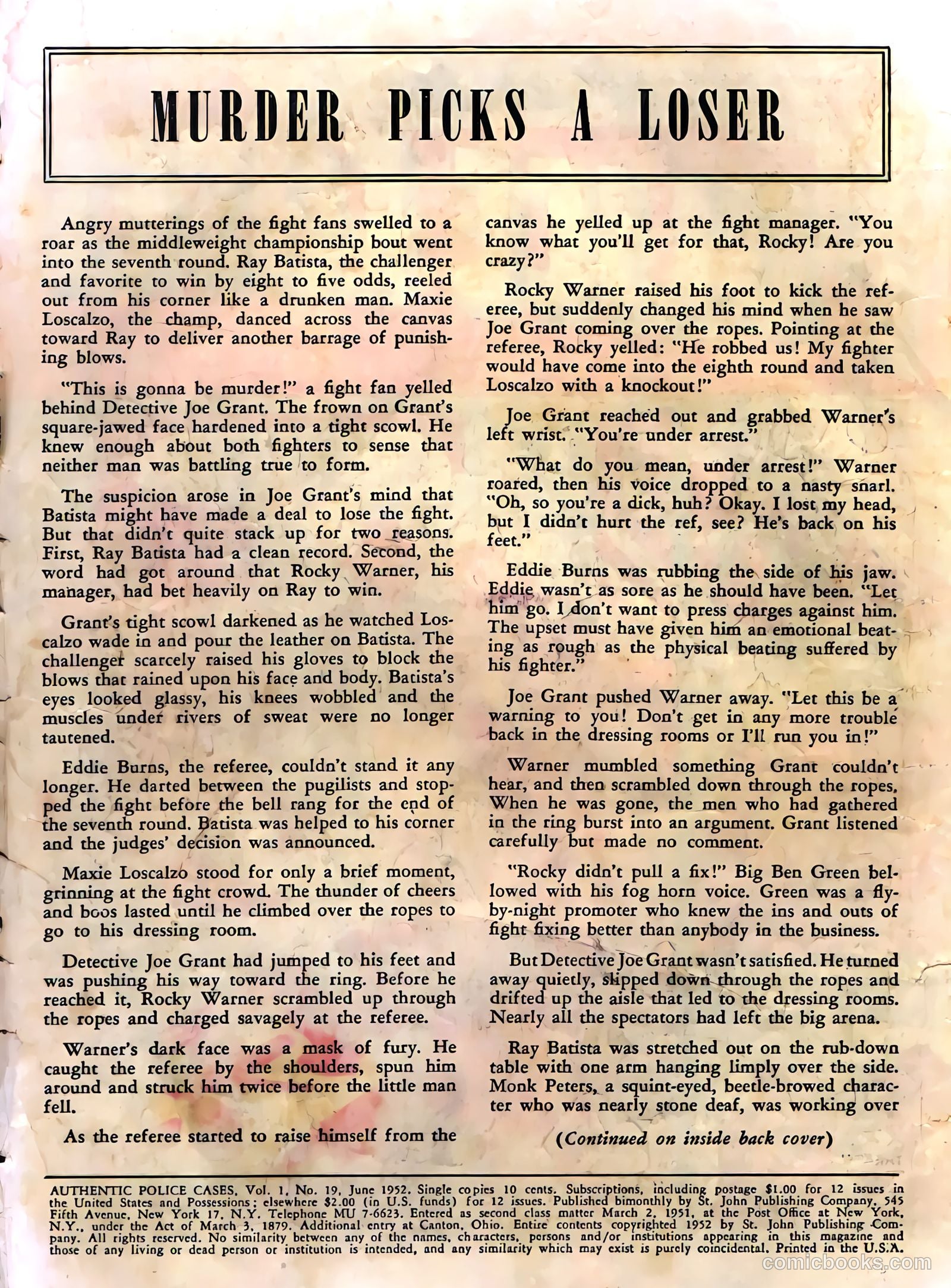 Authentic Police Cases #19 — page 2 of 36