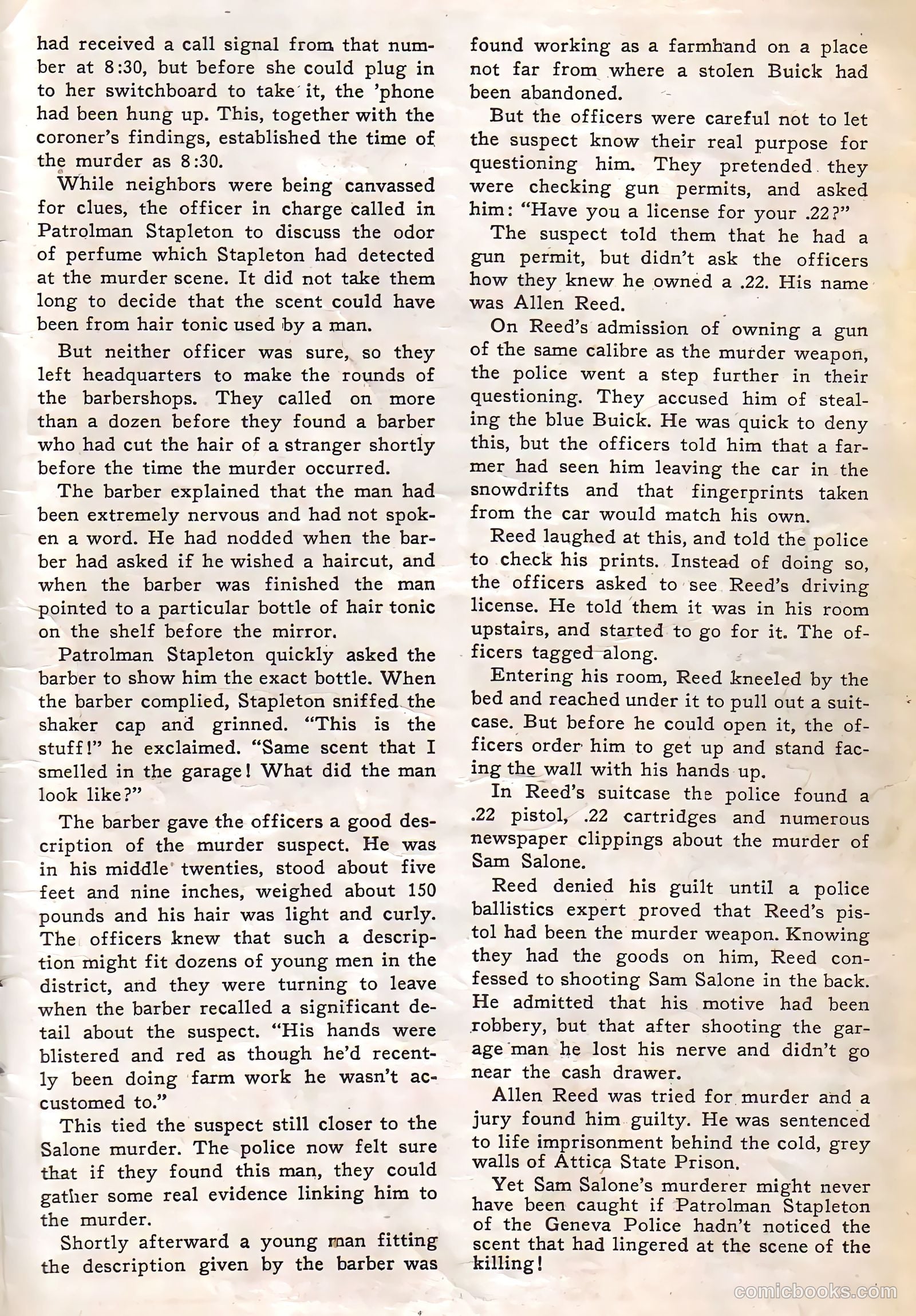 Authentic Police Cases #2 — page 35 of 36